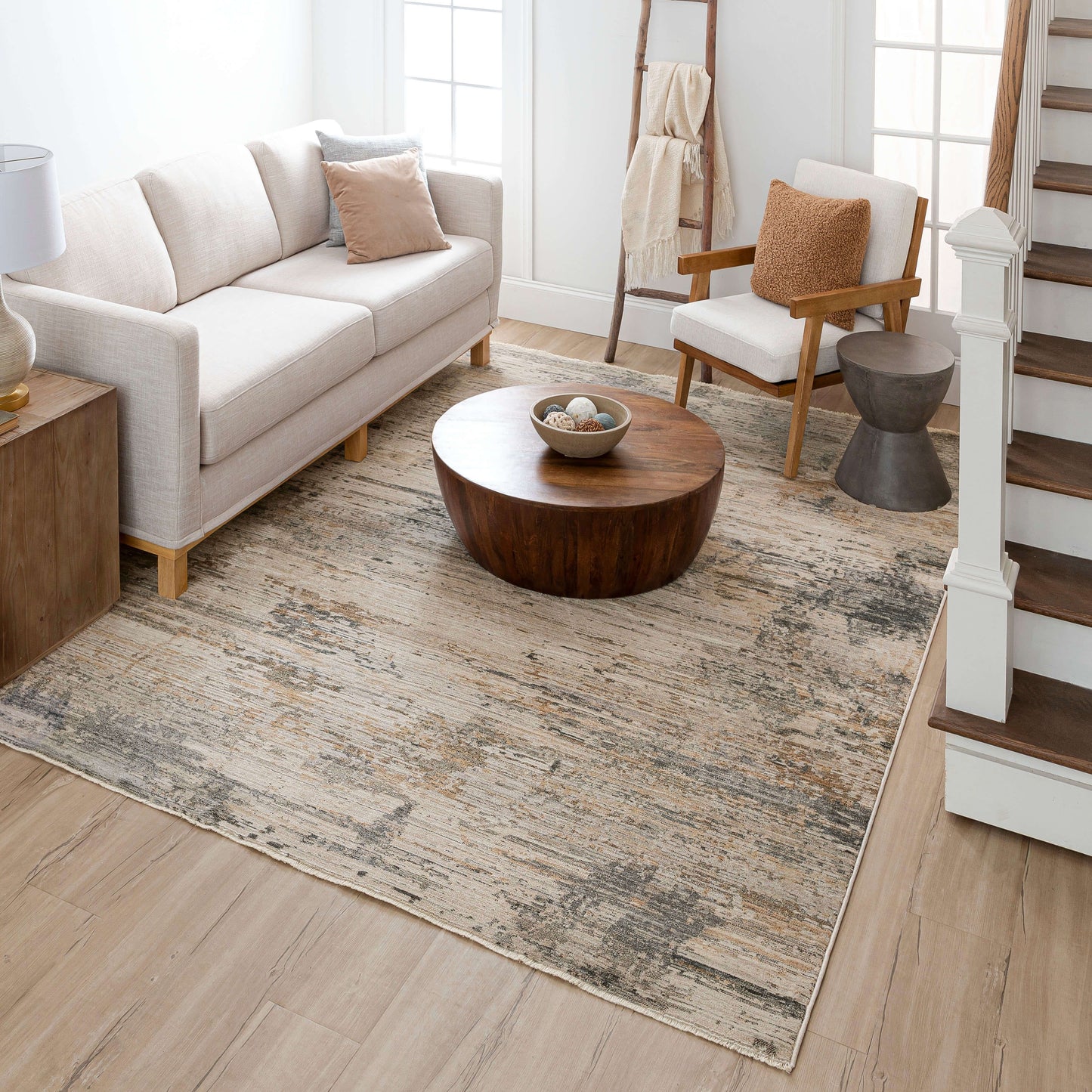 Belino Beige Area Rug - Karastan