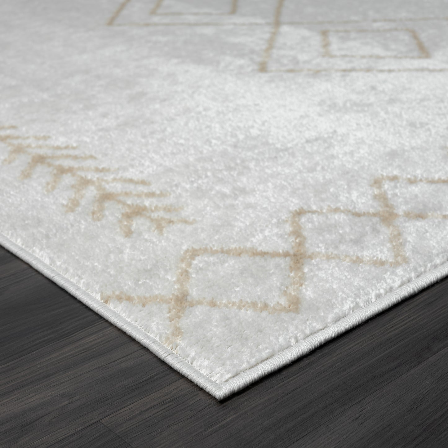 Calgary-82278 Transitional Power-Loomed Cream Jute Indoor Area Rug - LR Home
