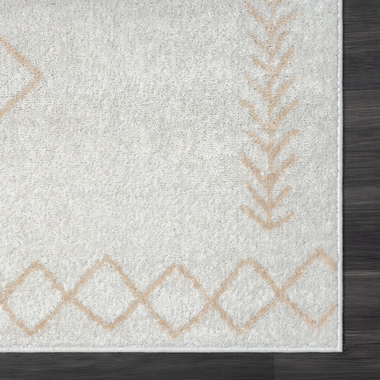 Calgary-82278 Transitional Power-Loomed Cream Jute Indoor Area Rug - LR Home