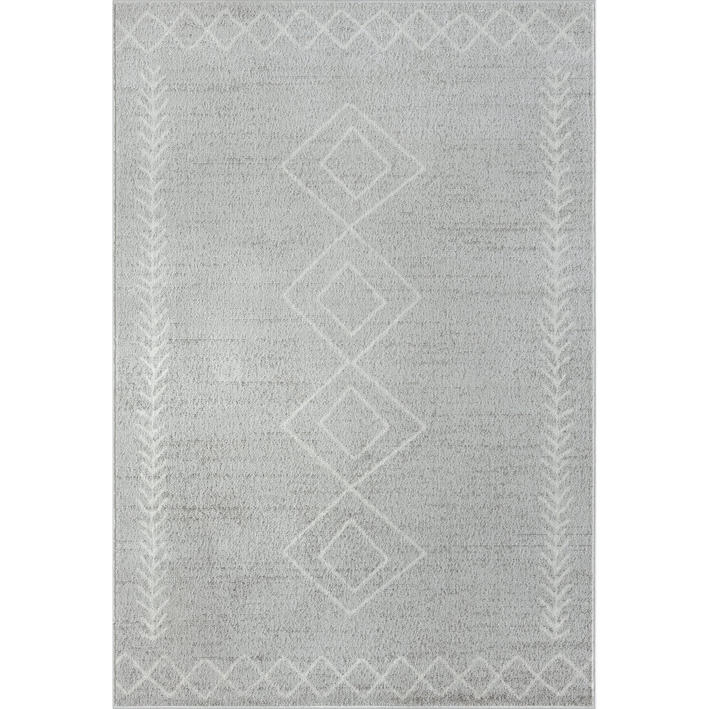 Calgary-82279 Transitional Power-Loomed Gray Jute Indoor Area Rug - LR Home