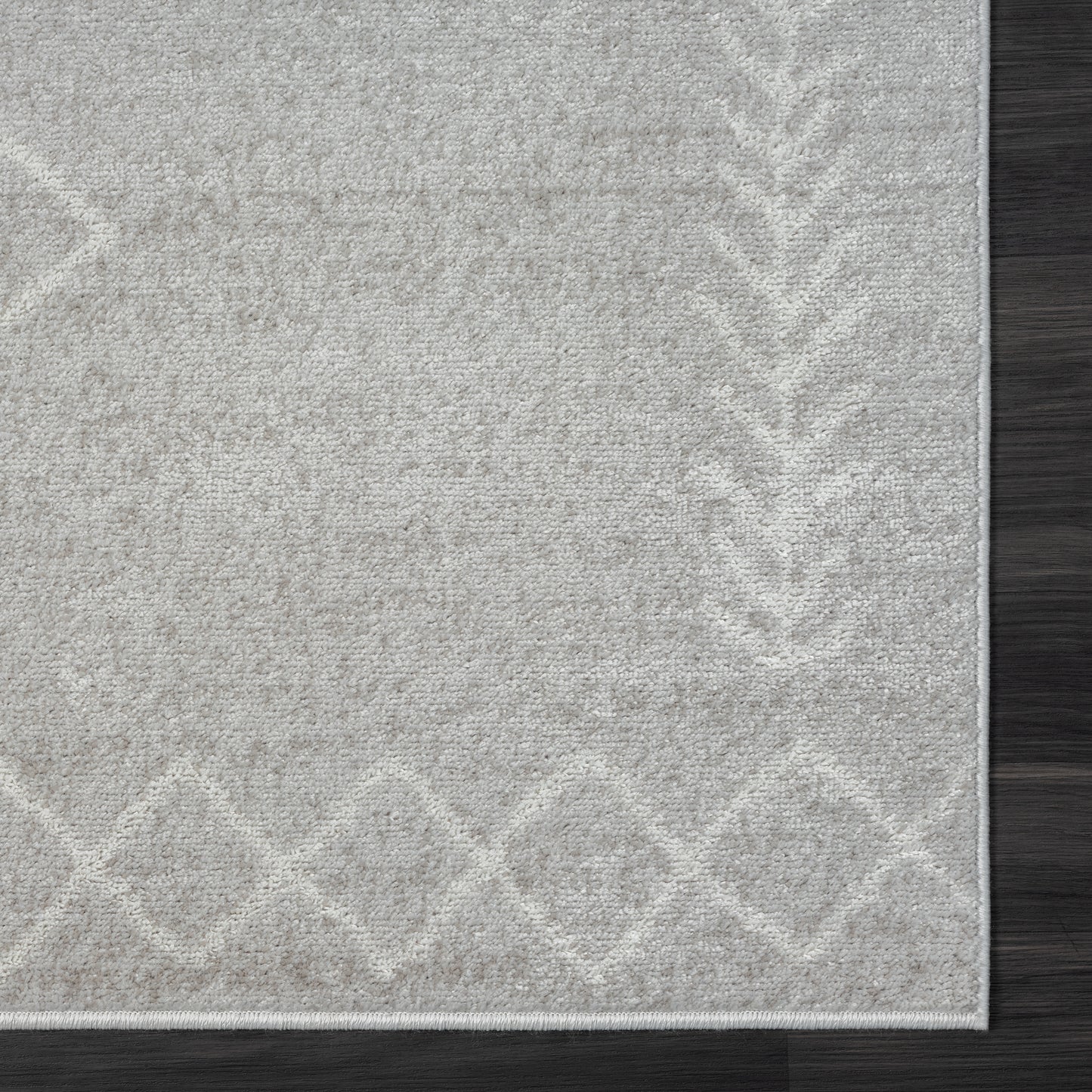 CALGR-82278 Transitional/Casual Machine Made Gray Synthetic Indoor Area Rugs - LR Home