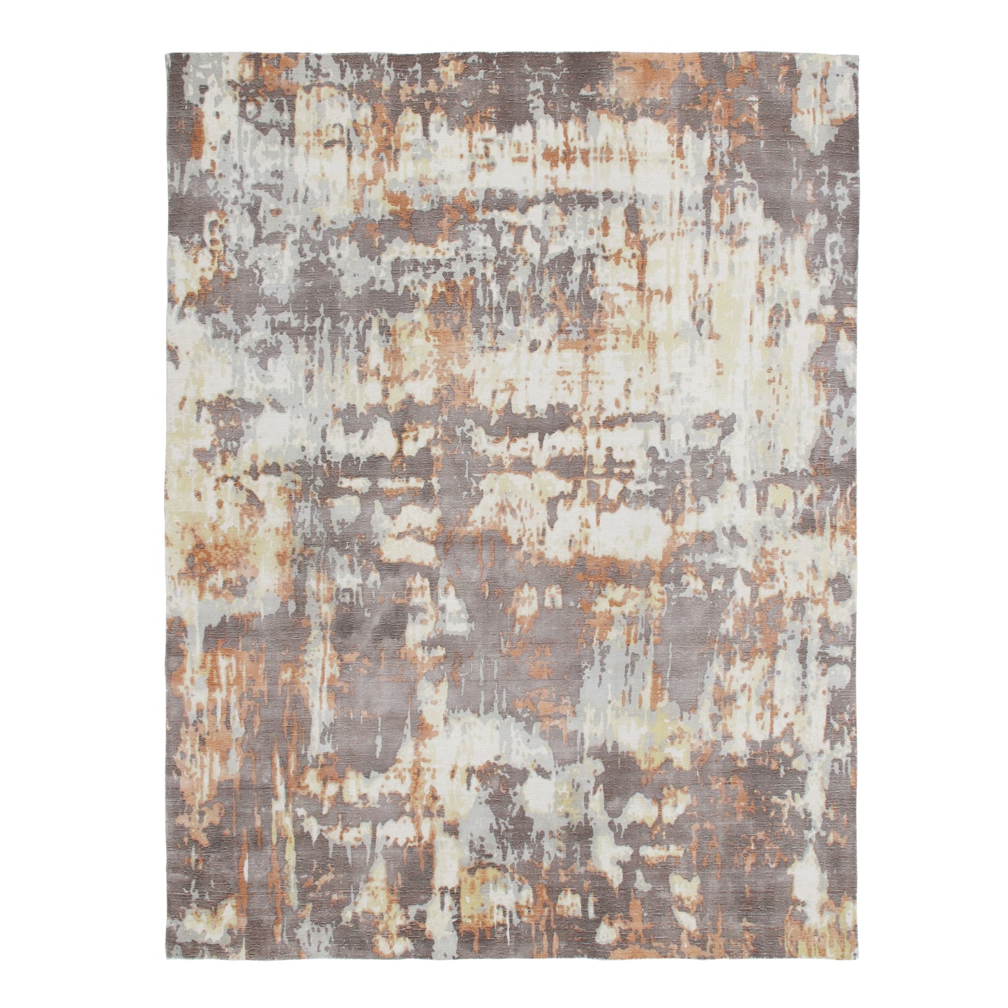 Calypso-81694 Contemporary Hand-Woven Brown/Gray Latex Indoor Area Rug - LR Home