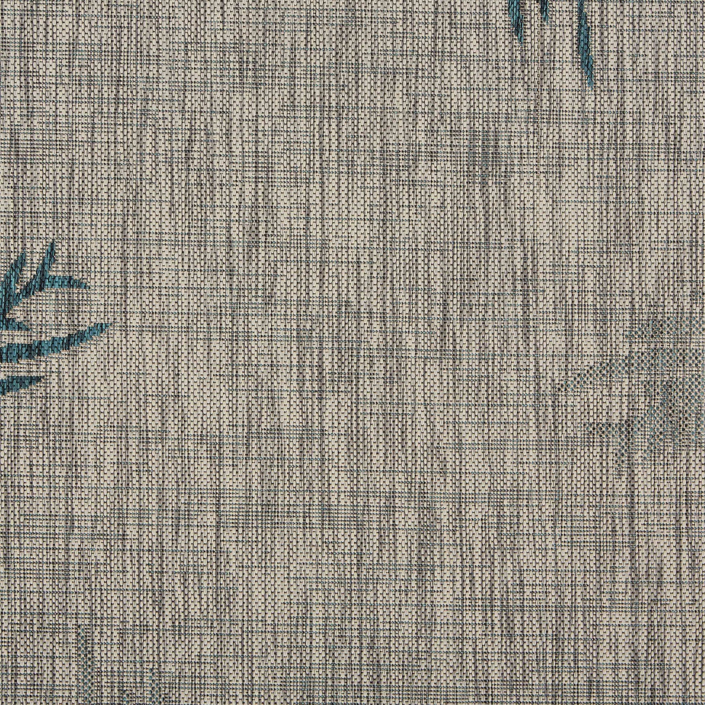 CAPTI-81016 Tropical Machine Made Blue Polypropylene Indoor/Outdoor Area Rugs - LR Home