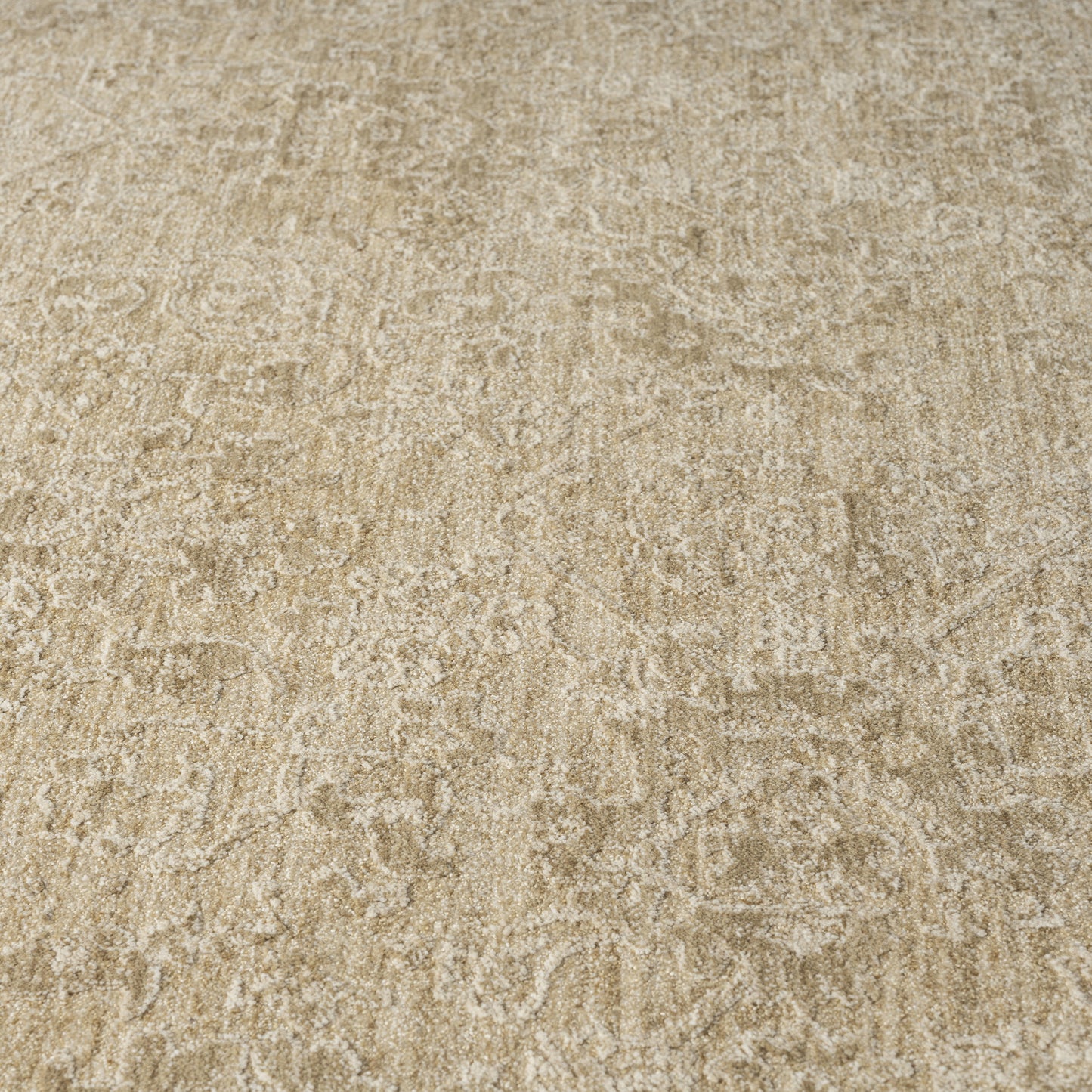 Castillo-82740 Farmhouse Power-Loomed Beige/Gold Cotton Indoor Area Rug - LR Home