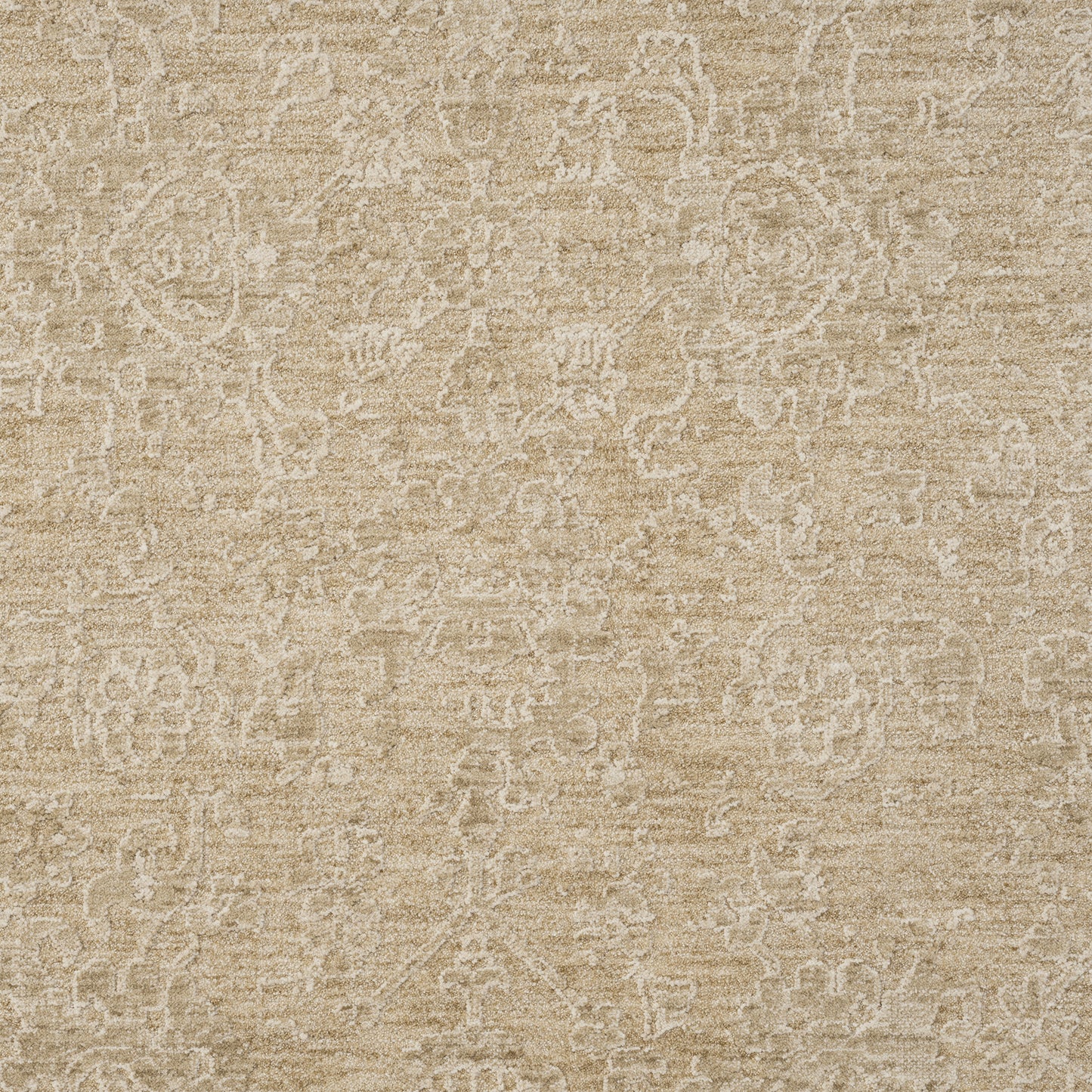 Castillo-82740 Farmhouse Power-Loomed Beige/Gold Cotton Indoor Area Rug - LR Home