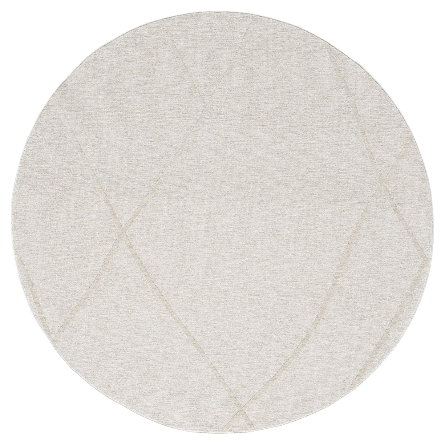 Castillo-82741 Modern Power-Loomed Cream Cotton Indoor Area Rug - LR Home