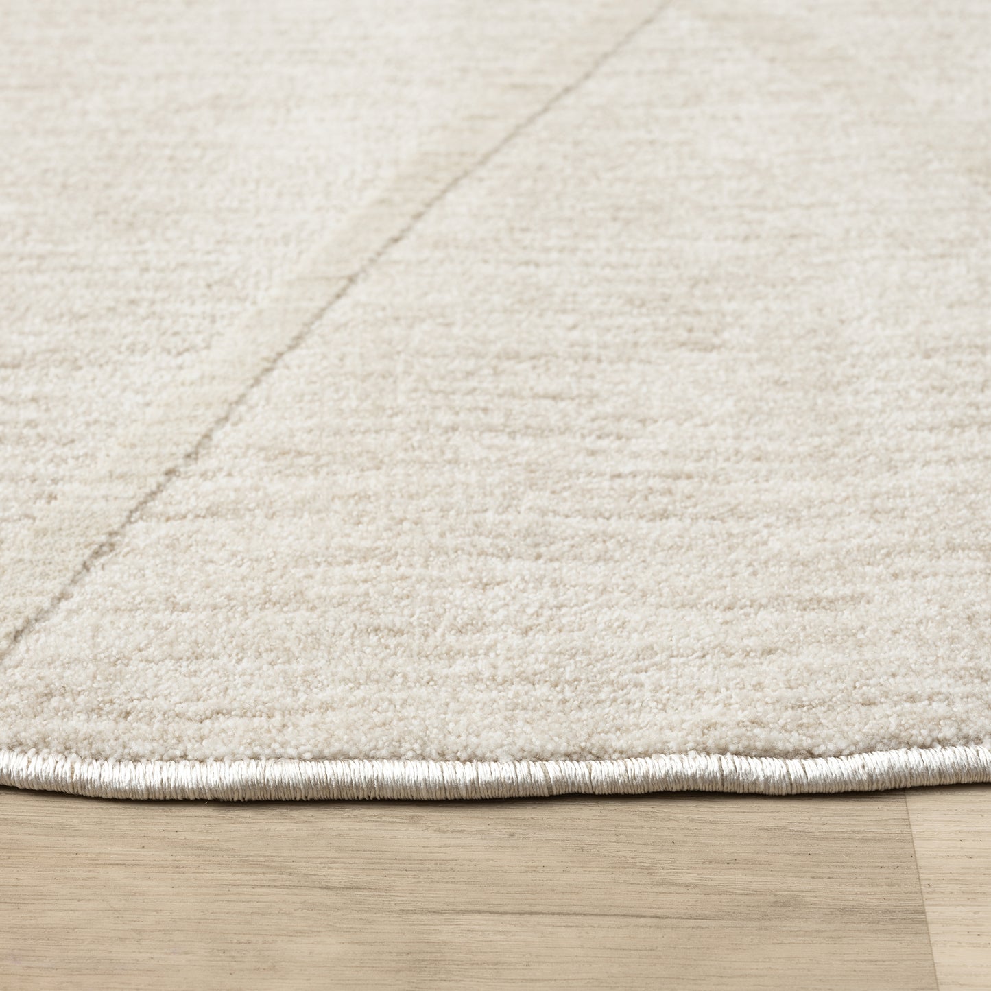 Castillo-82741 Modern Power-Loomed Cream Cotton Indoor Area Rug - LR Home