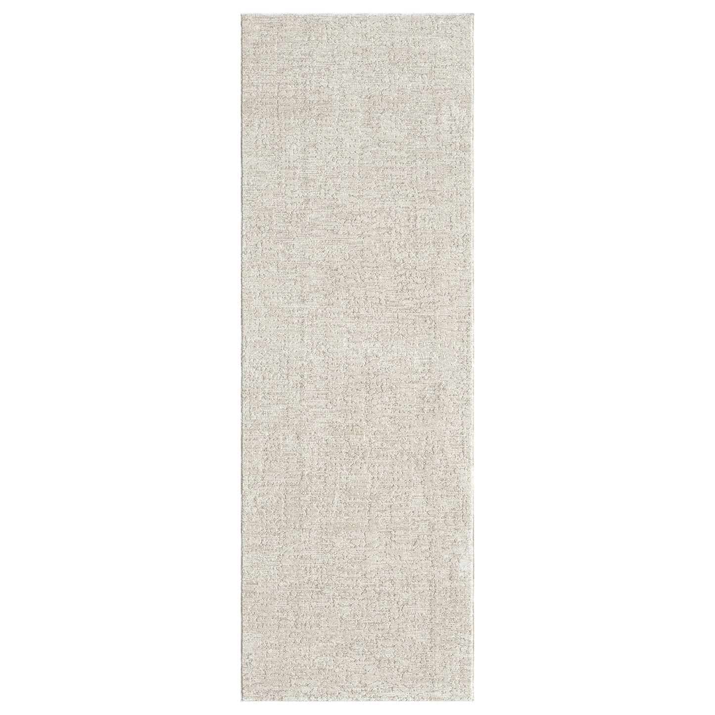 Castillo-82743 Transitional Power-Loomed Beige/Cream Cotton Indoor Area Rug - LR Home