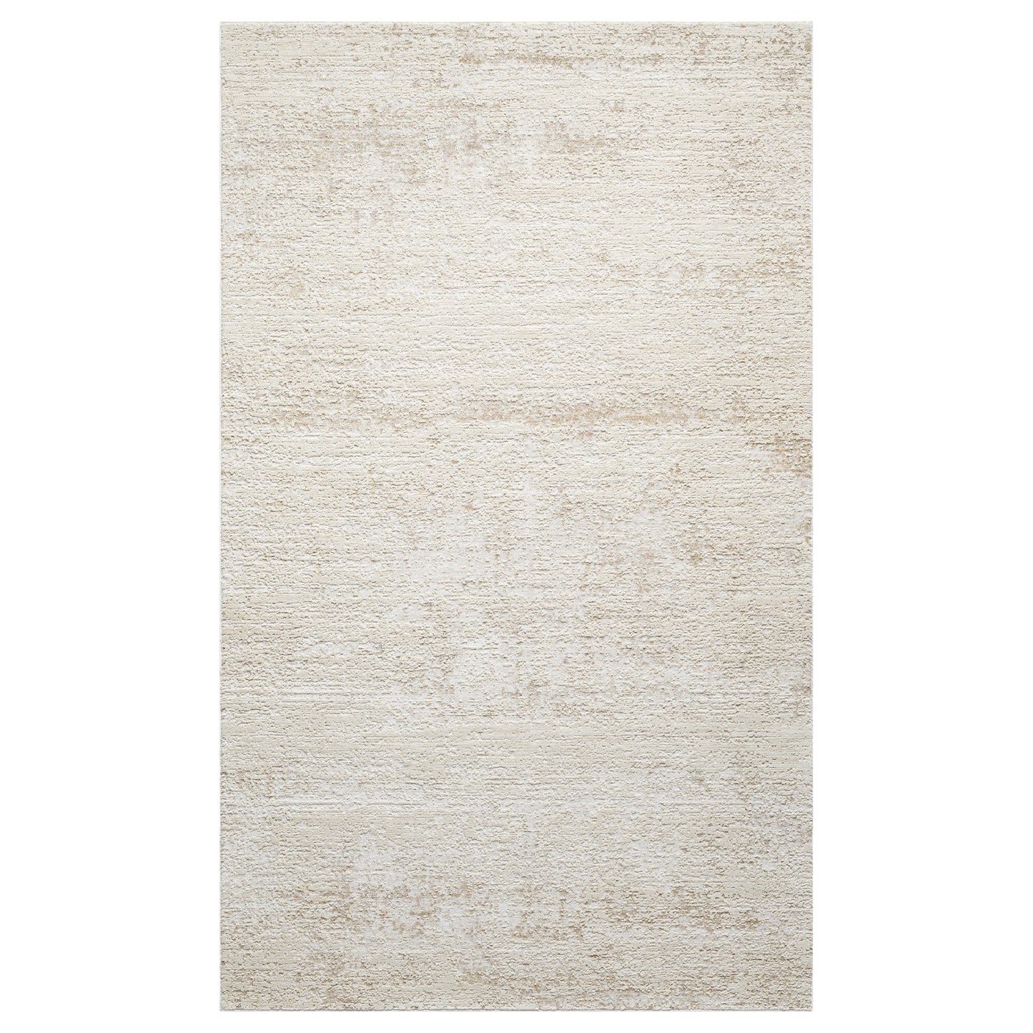 Castillo-82744 Modern Power-Loomed Cream/Gold Cotton Indoor Area Rug - LR Home