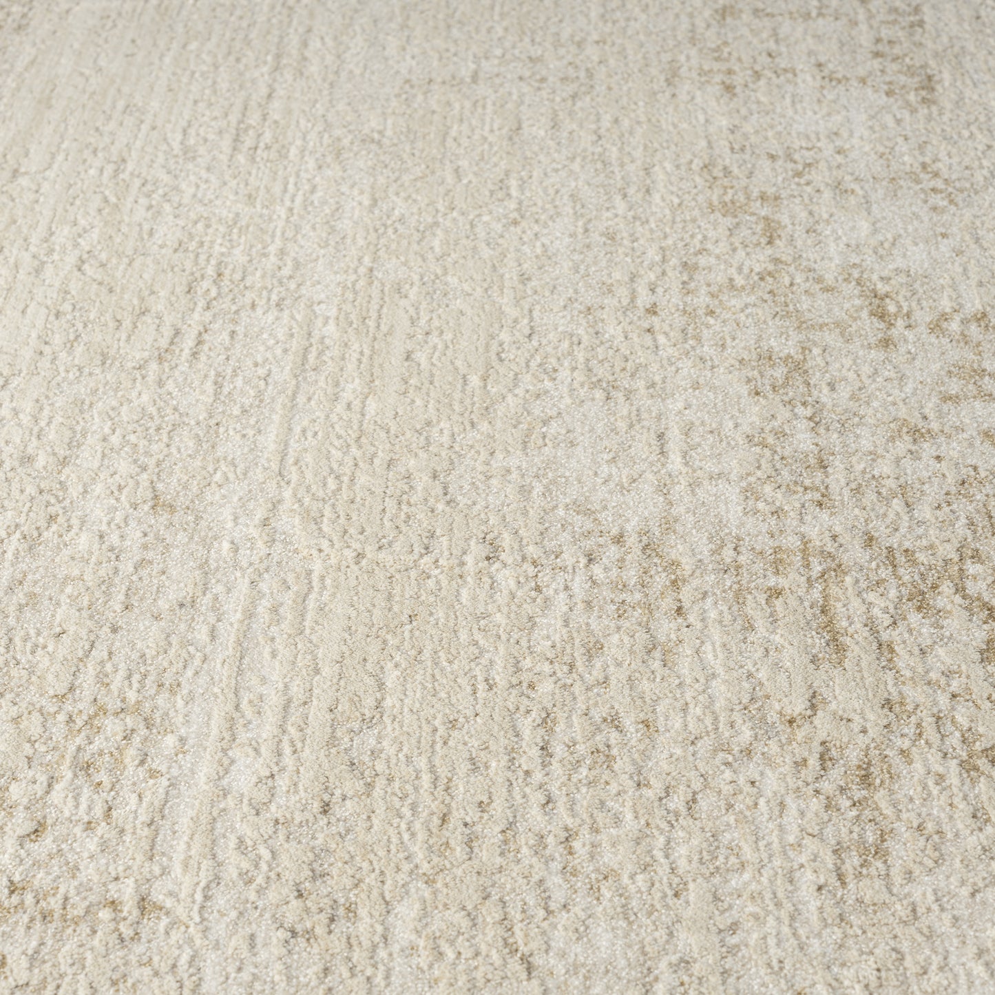 Castillo-82744 Modern Power-Loomed Cream/Gold Cotton Indoor Area Rug - LR Home