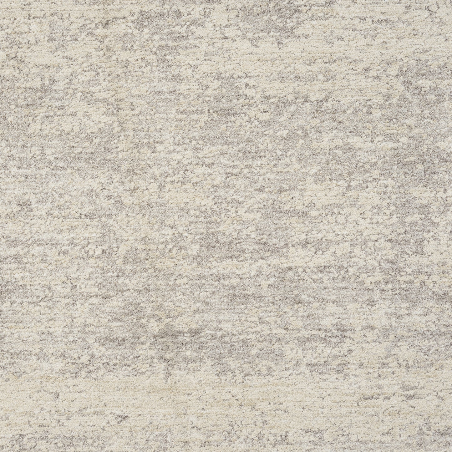 Castillo-82745 Farmhouse Power-Loomed Cream/Silver Cotton Indoor Area Rug - LR Home
