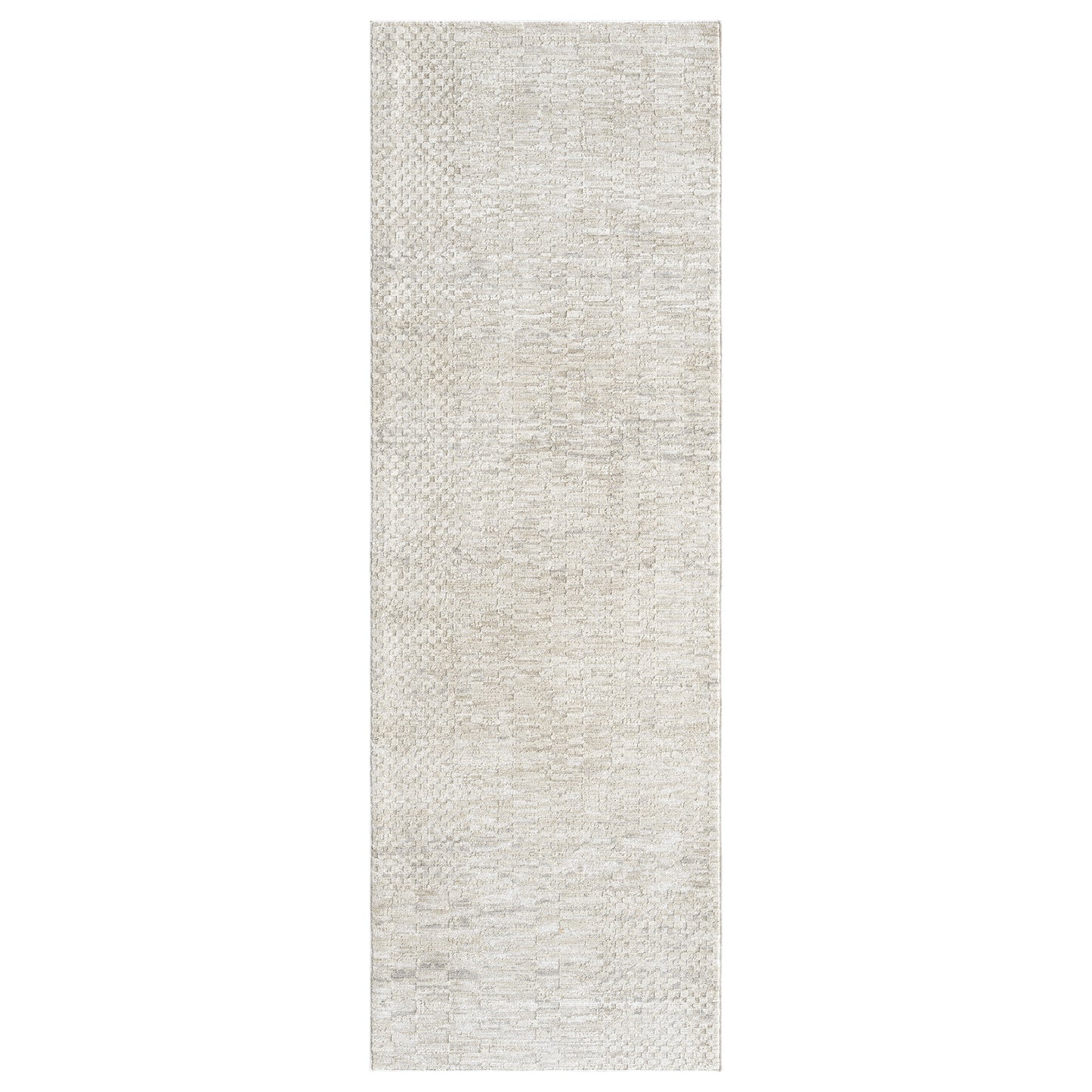Castillo-82746 Transitional Power-Loomed Cream/Beige Cotton Indoor Area Rug - LR Home