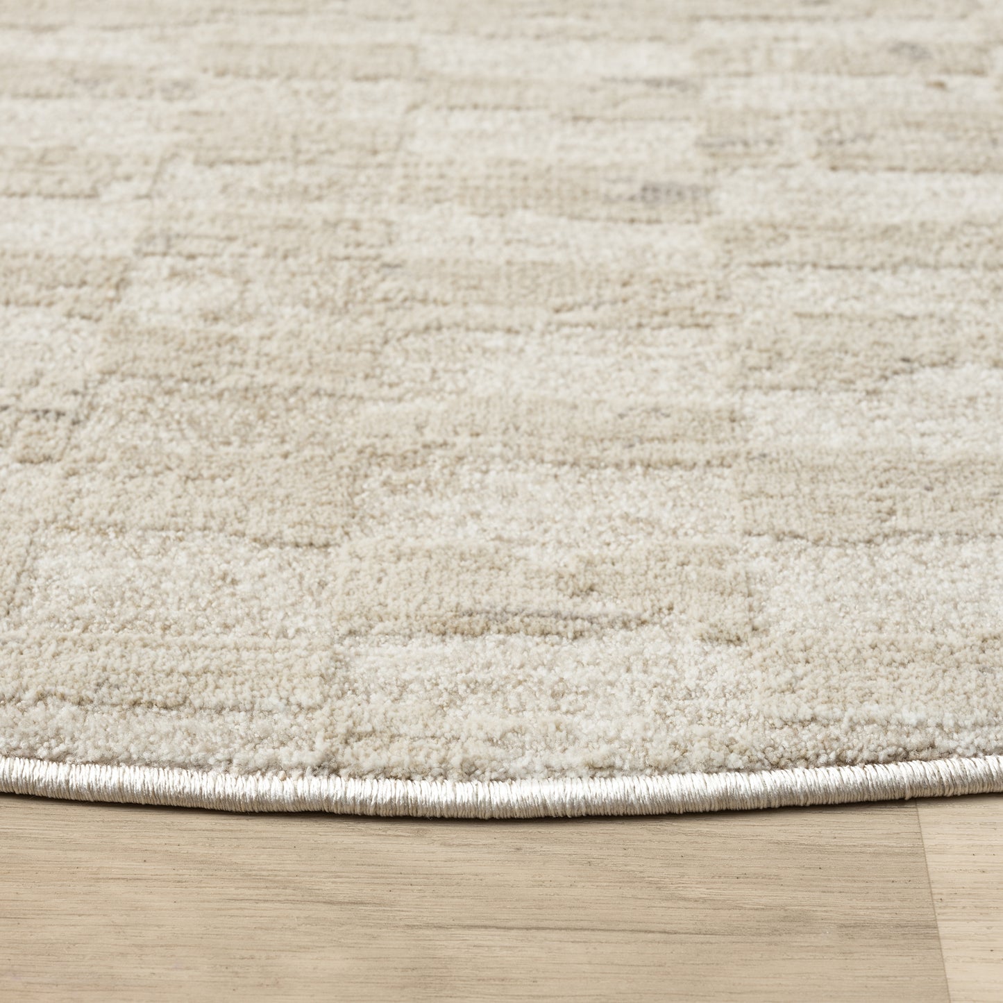 Castillo-82746 Transitional Power-Loomed Cream/Beige Cotton Indoor Area Rug - LR Home