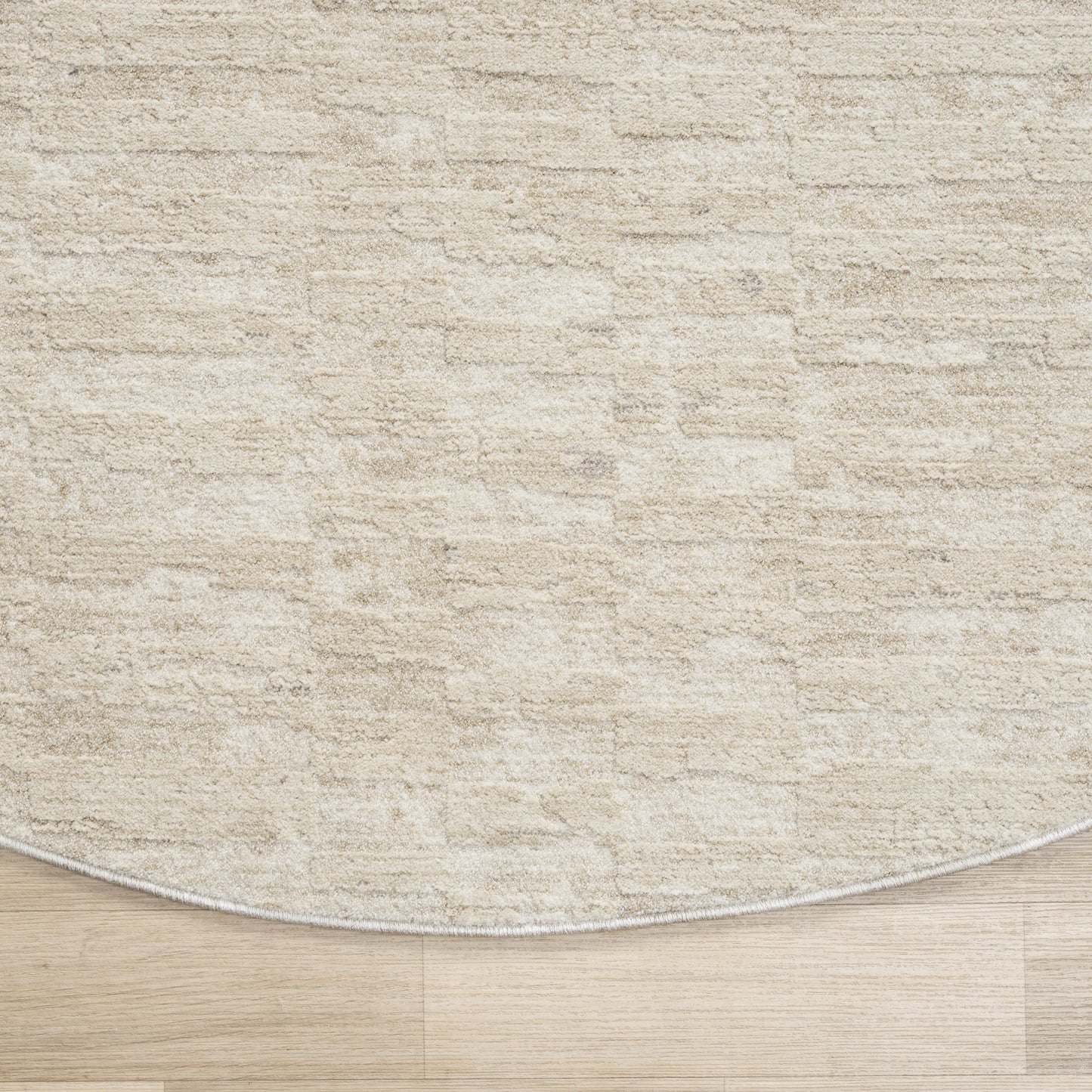 Castillo-82746 Transitional Power-Loomed Cream/Beige Cotton Indoor Area Rug - LR Home