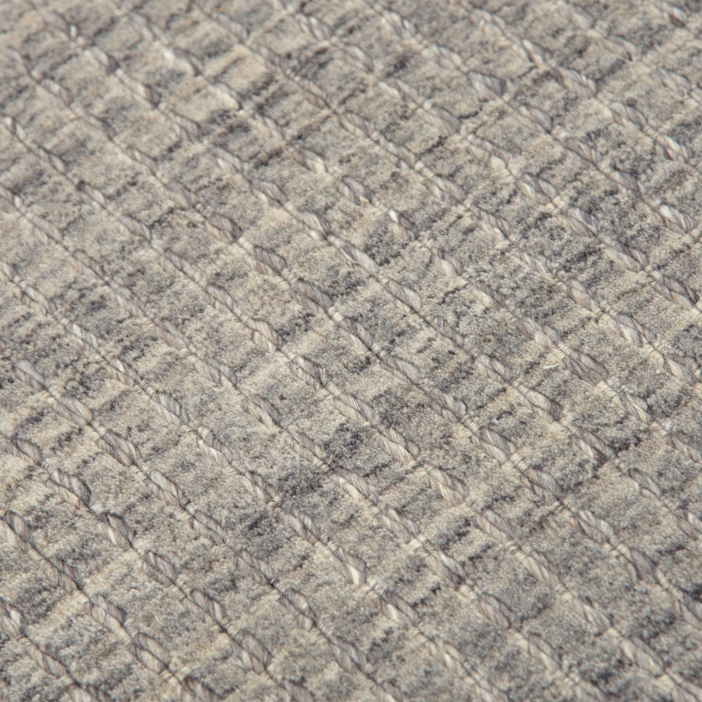 Cable CBA698 Gray Hand Loomed Rug - Rizzy