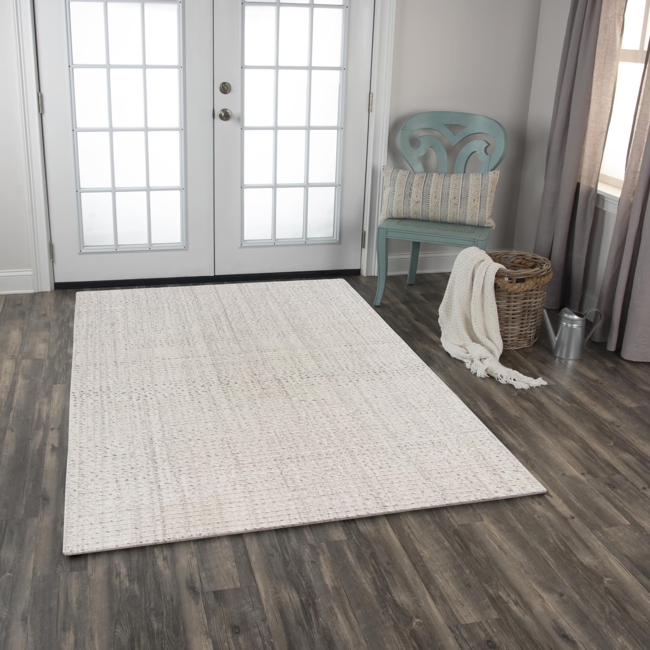 Cable CBA699 Oyster Hand Loomed Rug - Rizzy – Rug Gallery Outlet