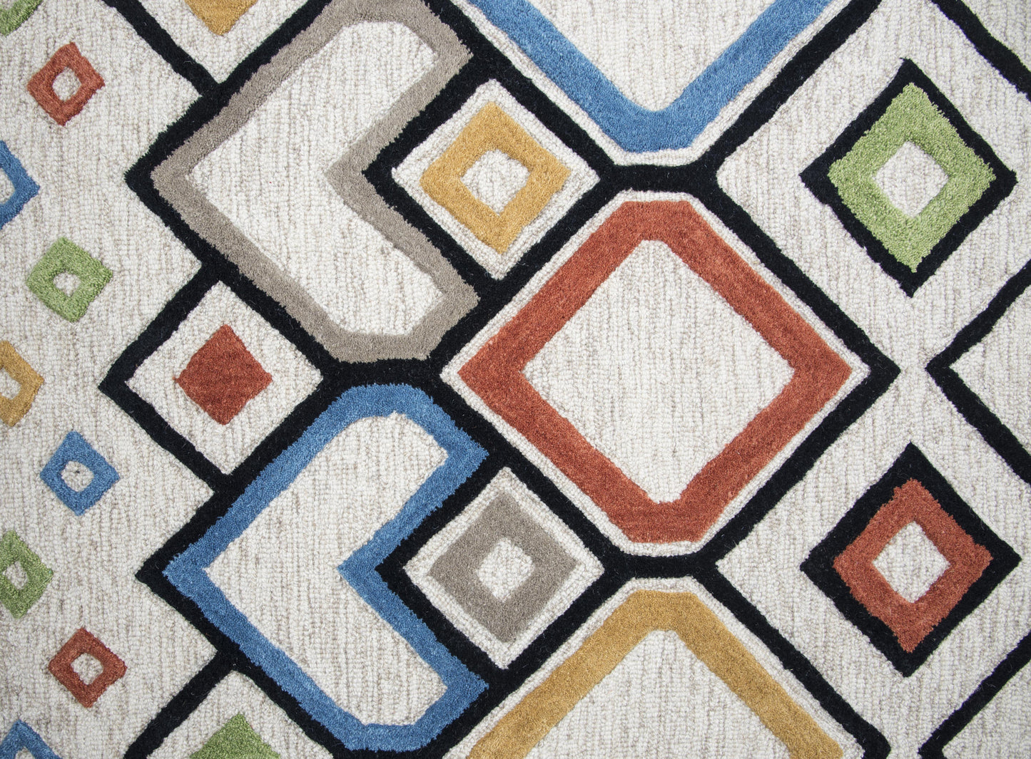 Caterine CE797A Ivory/Multi Hand-Tufted Rug - Rizzy