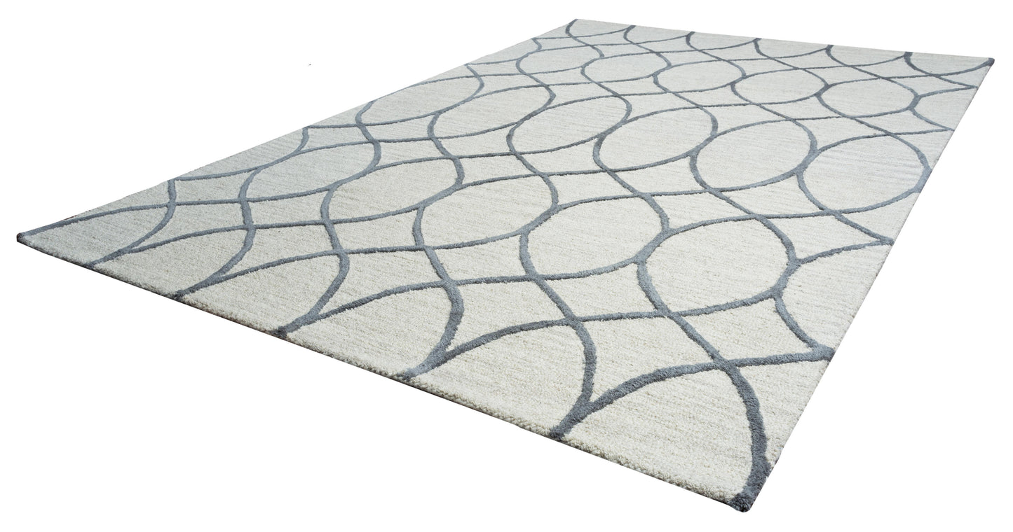 Caterine CE9482 Ivory Hand-Tufted Rug - Rizzy