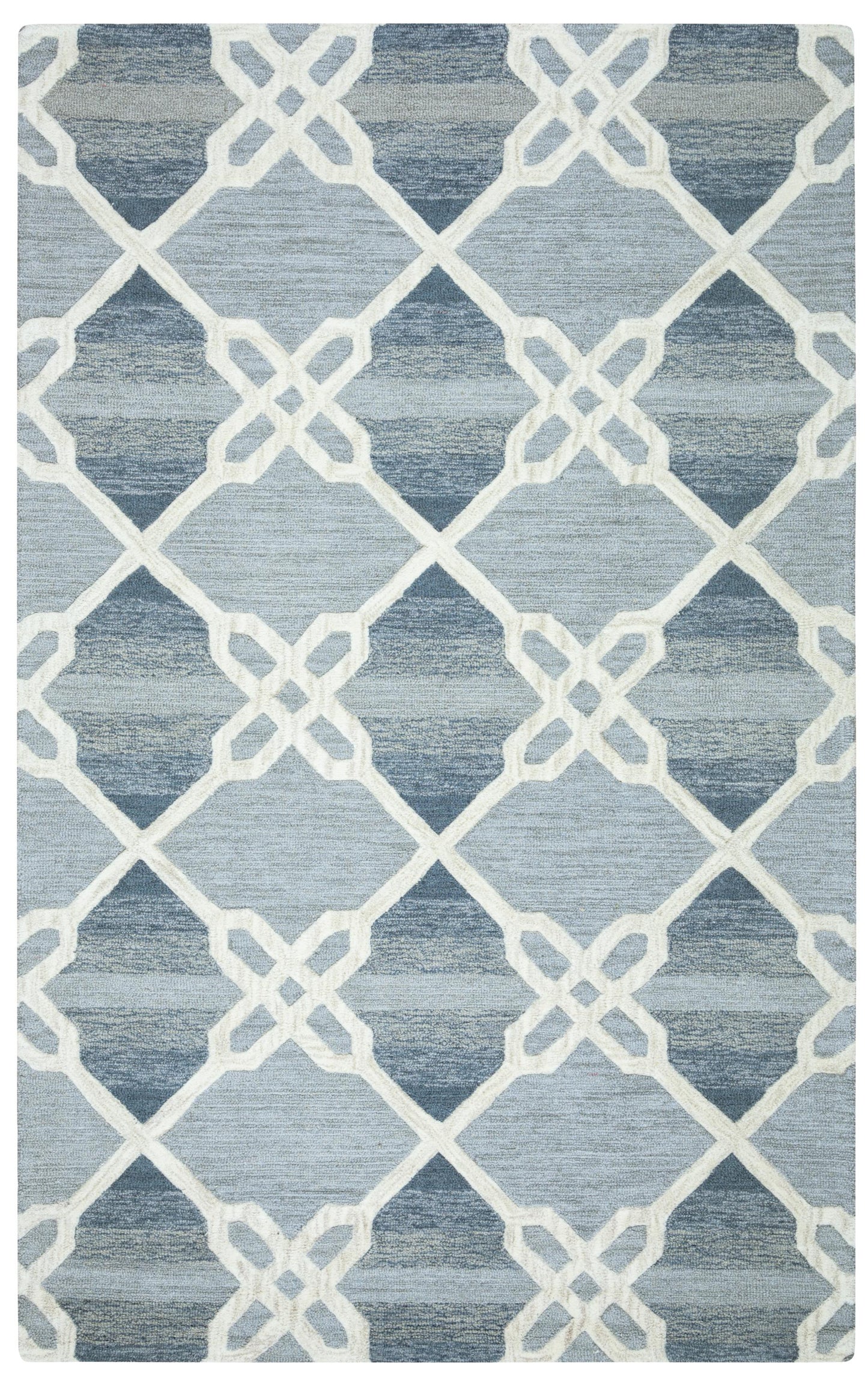 Caterine CE9605 Gray Hand-Tufted Rug - Rizzy
