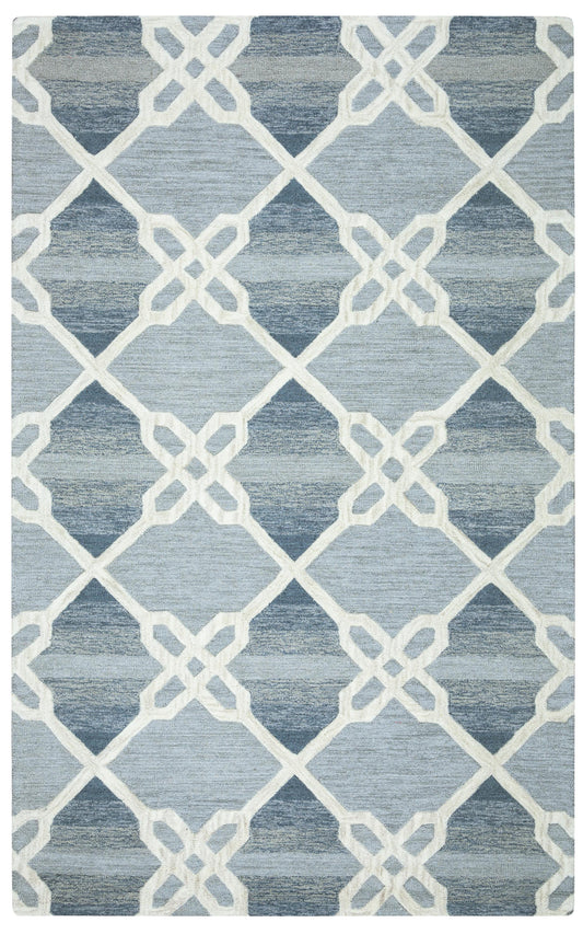 Caterine CE9605 Gray Hand-Tufted Rug - Rizzy