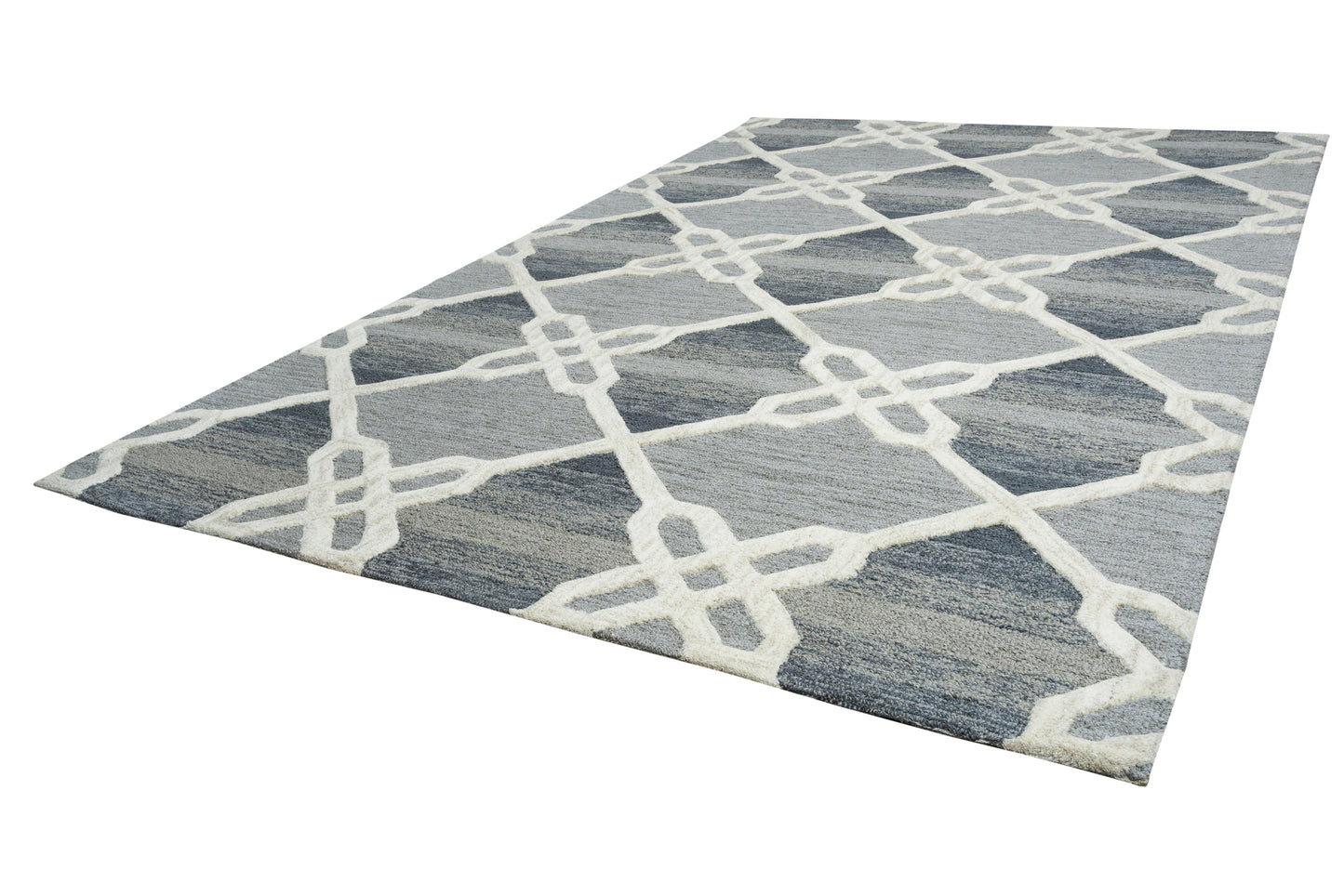 Caterine CE9605 Gray Hand-Tufted Rug - Rizzy