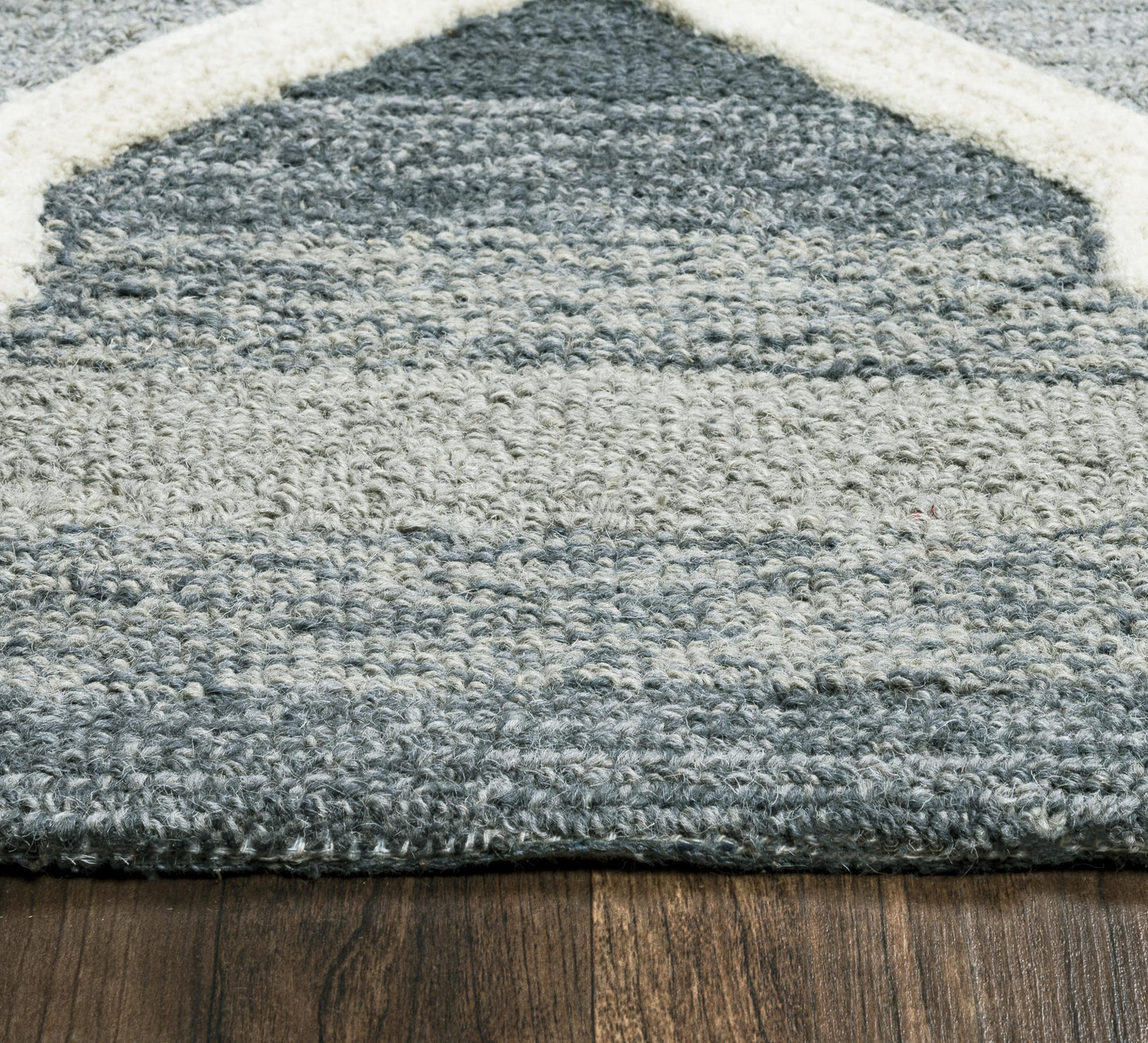 Caterine CE9605 Gray Hand-Tufted Rug - Rizzy