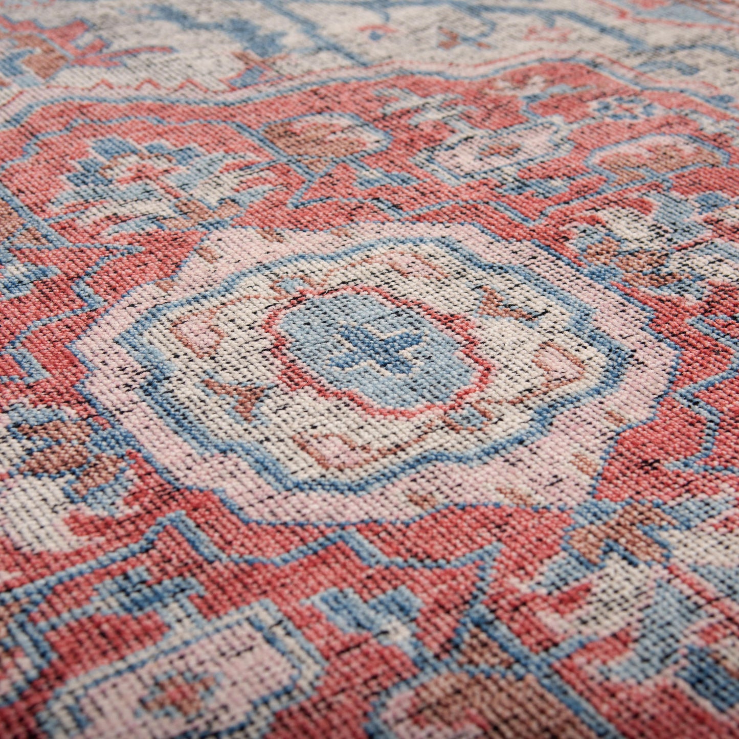 Centra CET723 Rust/Blue Hand knotted Rug - Rizzy