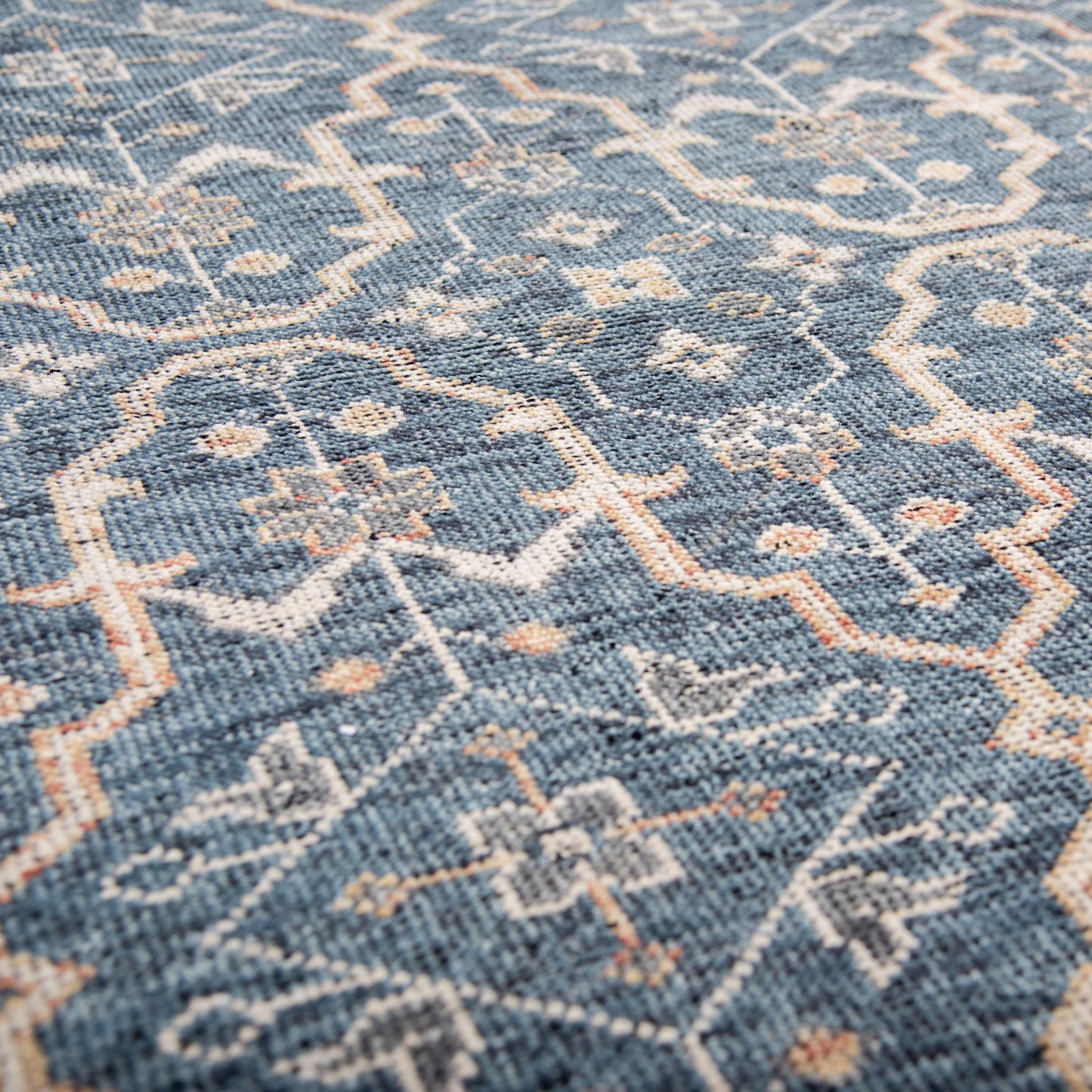 Centra CET724 Blue Hand knotted Rug - Rizzy