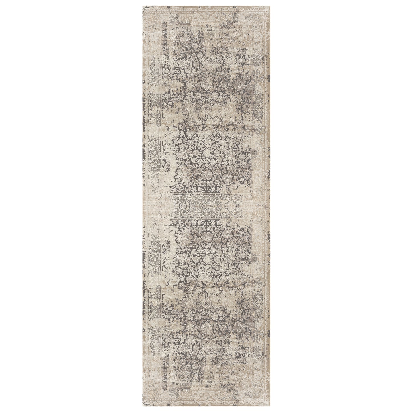 CHESH-82121 Classic/Traditional Machine Made Grey Luxelon Blend Indoor Area Rugs - LR Home