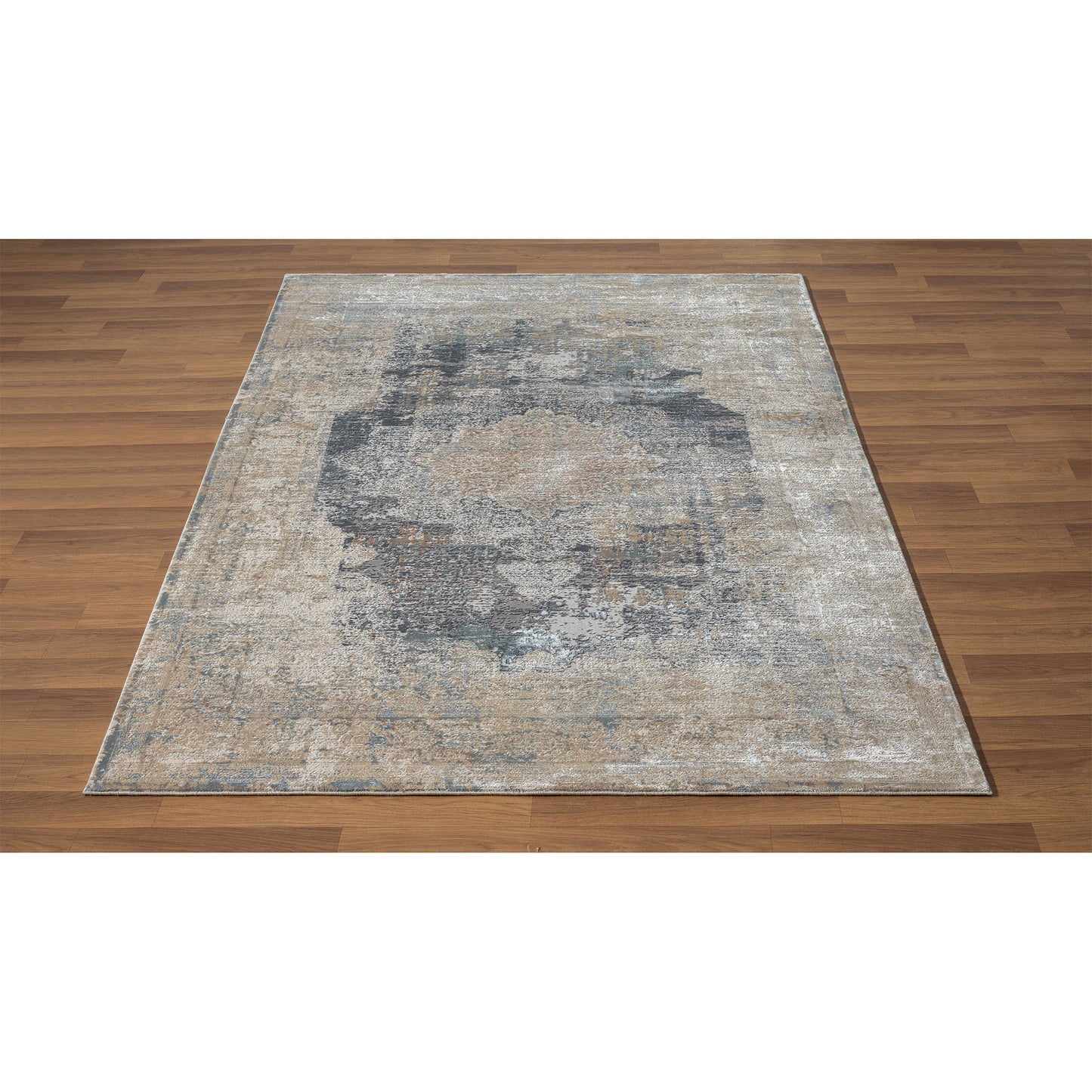 CHESH-82318 Classic/Traditional Machine Made Beige Luxelon Blend Indoor Area Rugs - LR Home