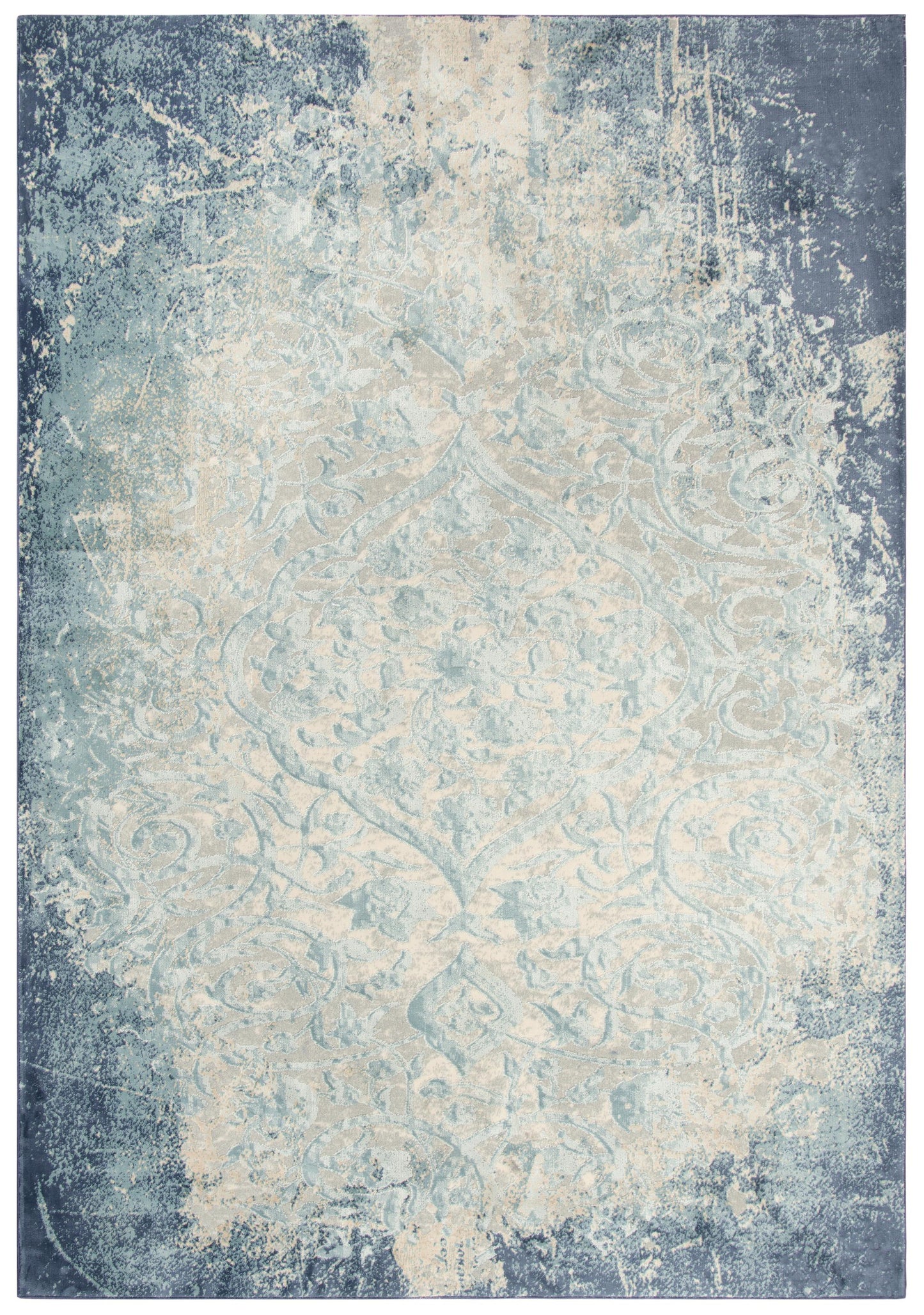 Chelsea CHS101 Teal/Blue Machine-Made Rug - Rizzy
