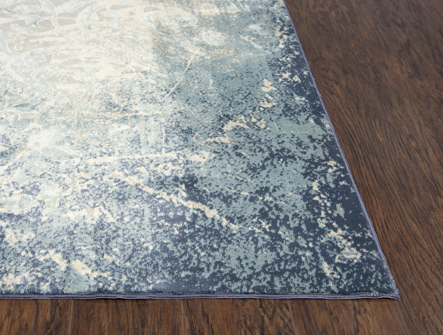 Chelsea CHS101 Teal/Blue Machine-Made Rug - Rizzy