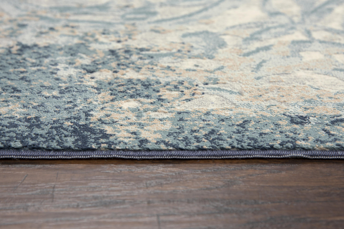 Chelsea CHS101 Teal/Blue Machine-Made Rug - Rizzy