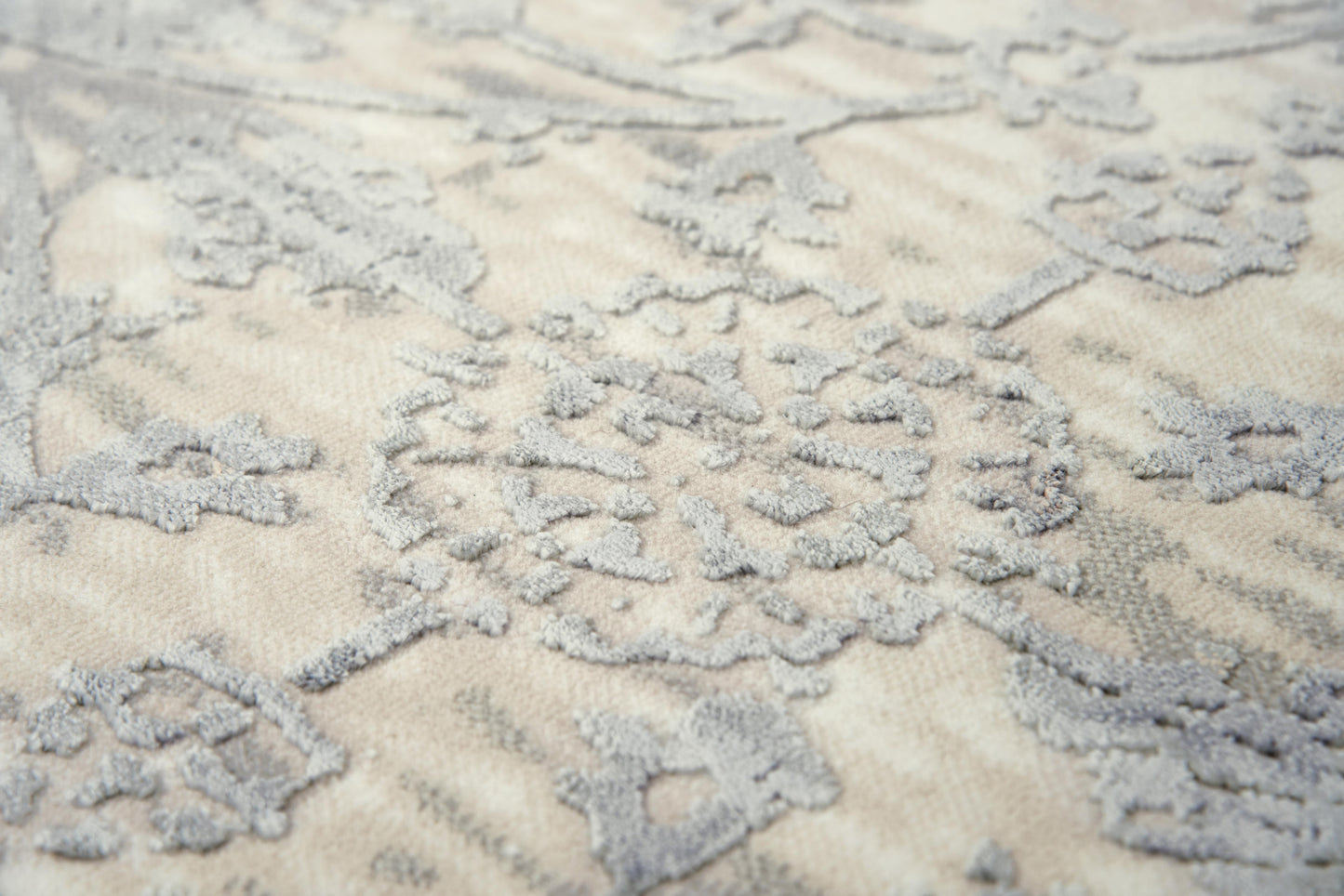 Chelsea CHS104 Gray/Cream Machine-Made Rug - Rizzy