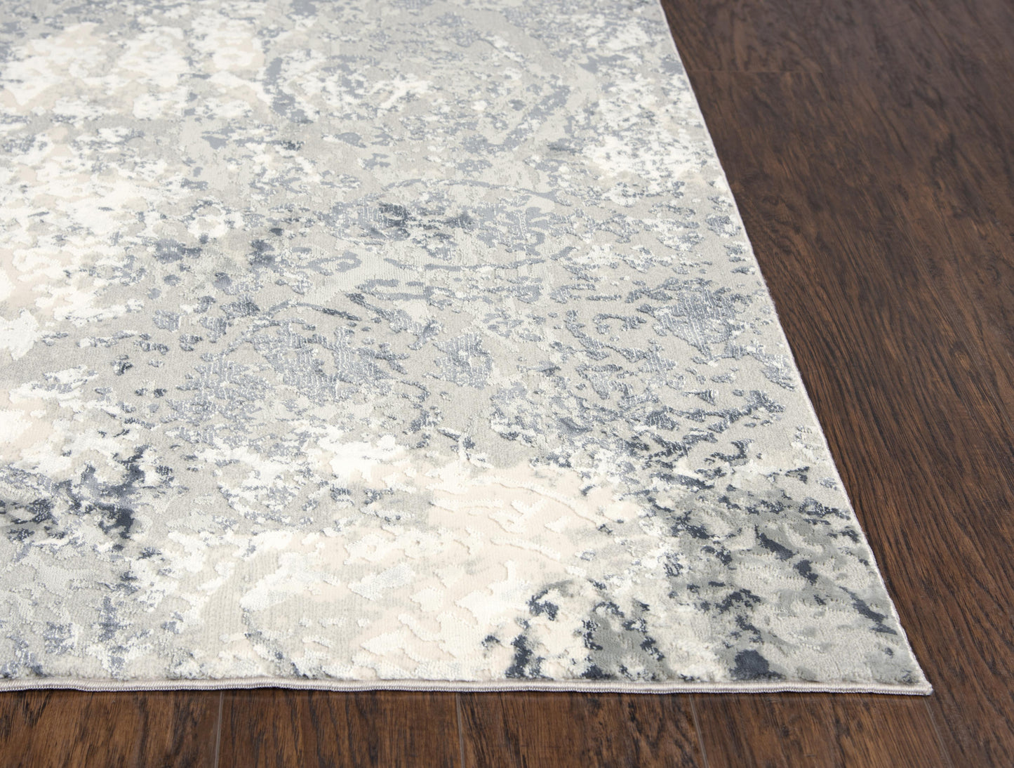 Chelsea CHS112 Cream/Gray Machine-Made Rug - Rizzy