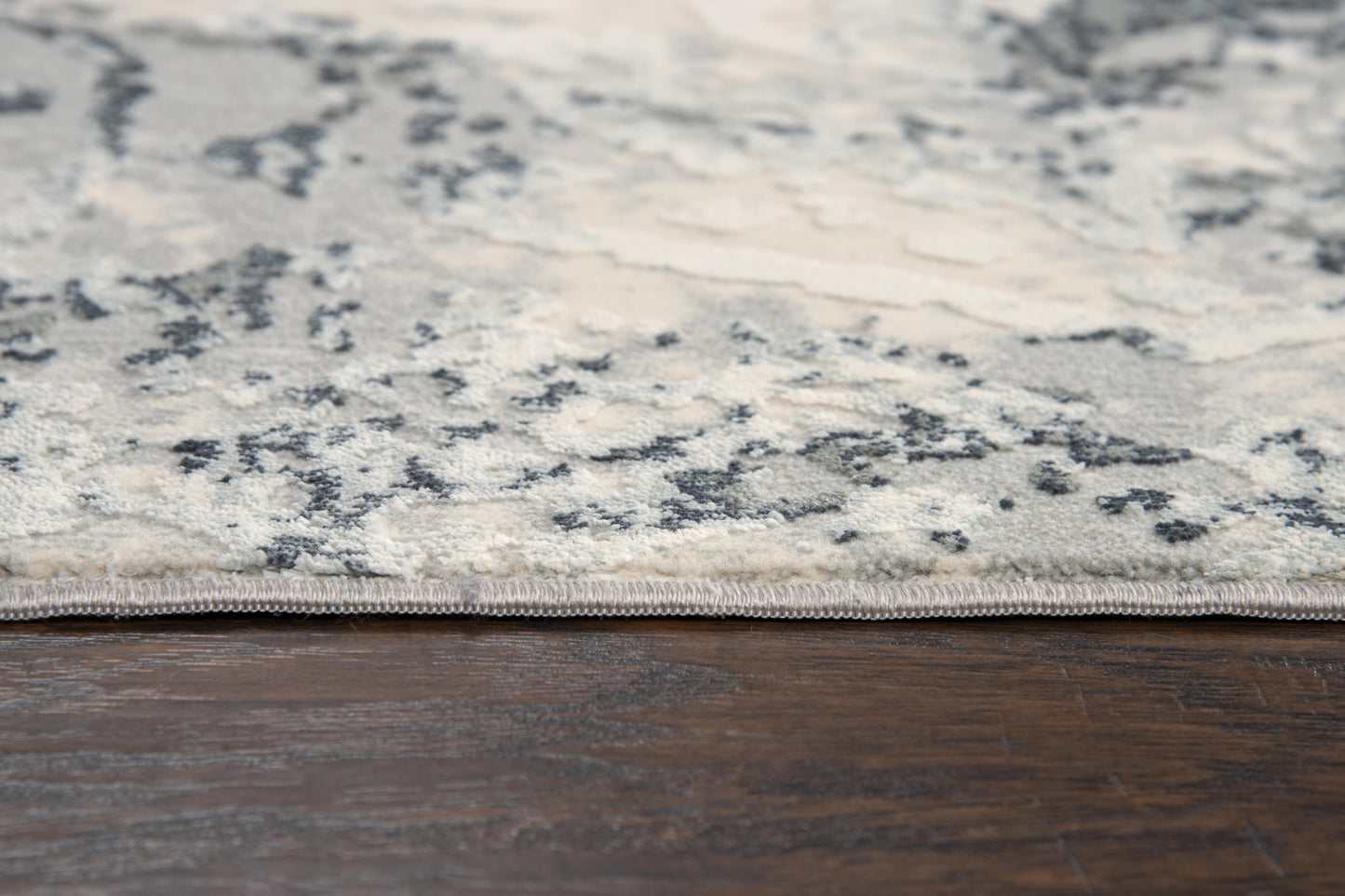 Chelsea CHS112 Cream/Gray Machine-Made Rug - Rizzy