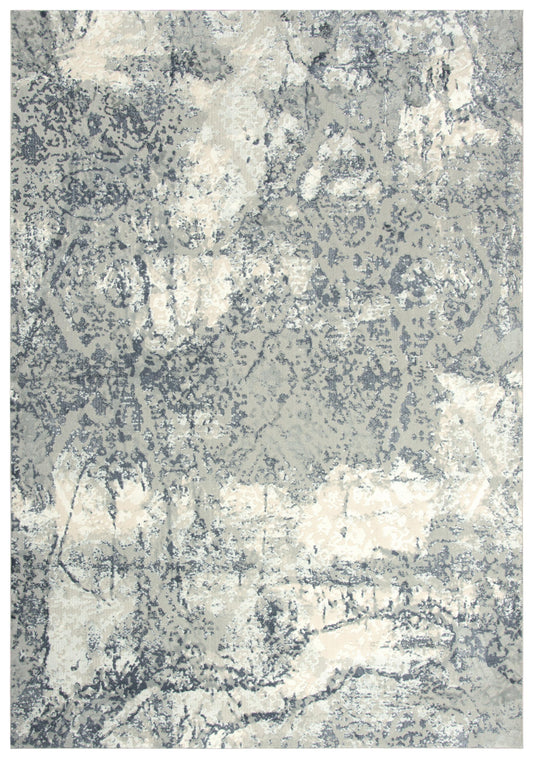 Chelsea CHS112 Cream/Gray Machine-Made Rug - Rizzy