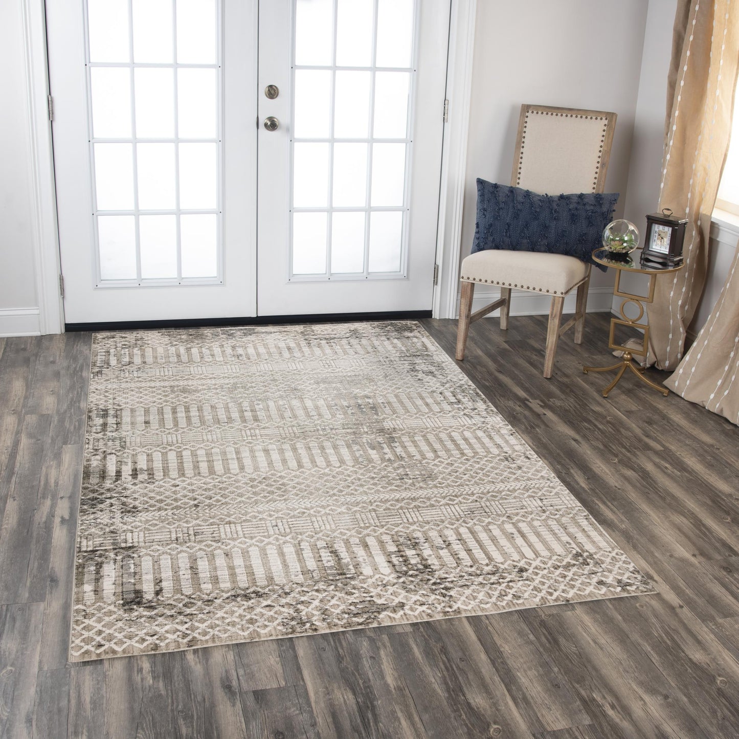 Calabria CLA795 Natural Machine-Made Rug - Rizzy