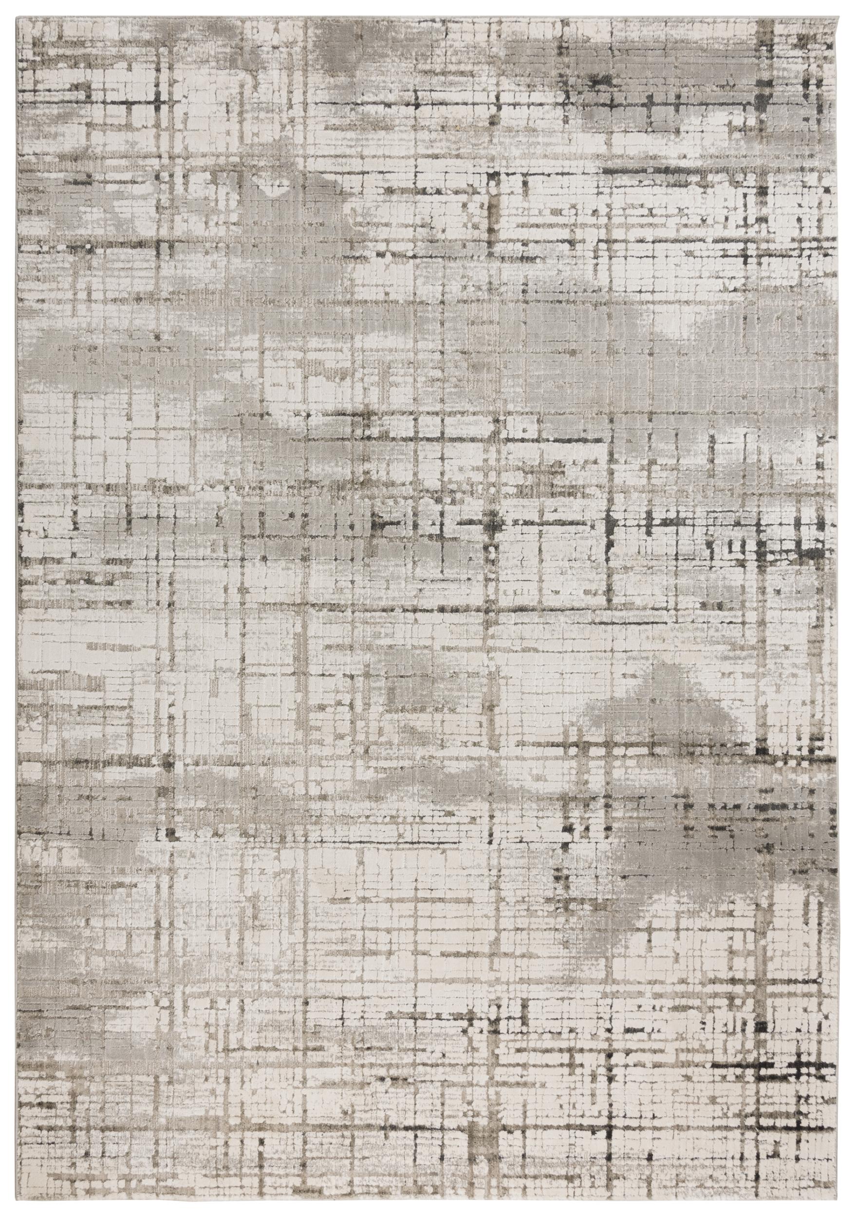 Calabria CLA799 Ivory Power Loomed Rug - Rizzy – Rug Gallery Outlet