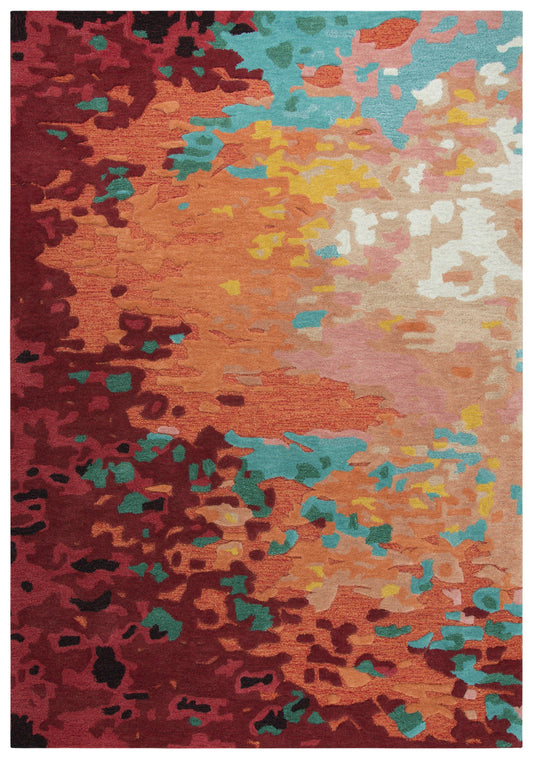Connie Post  CNP101 Orange Hand-Tufted Rug - Rizzy