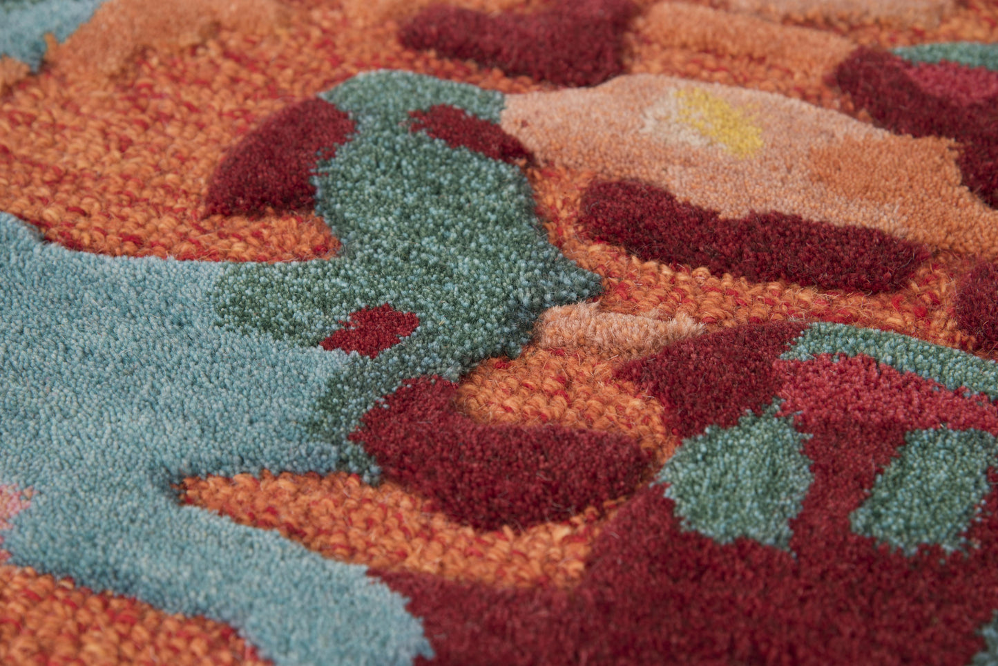 Connie Post  CNP101 Orange Hand-Tufted Rug - Rizzy