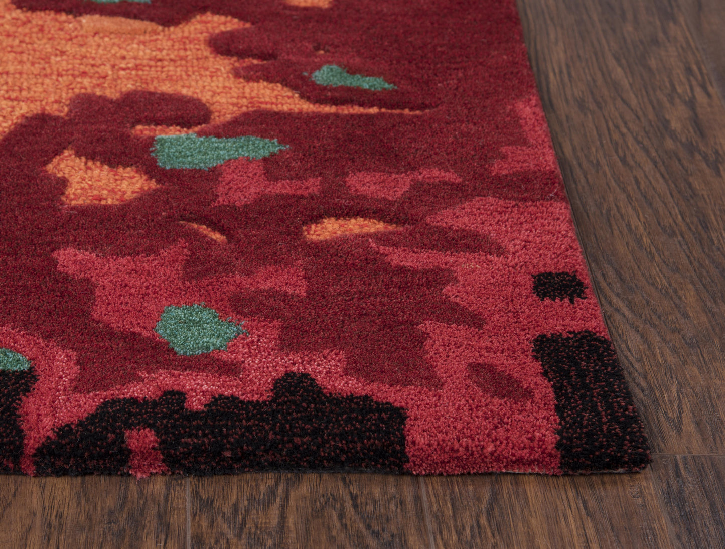 Connie Post  CNP101 Orange Hand-Tufted Rug - Rizzy