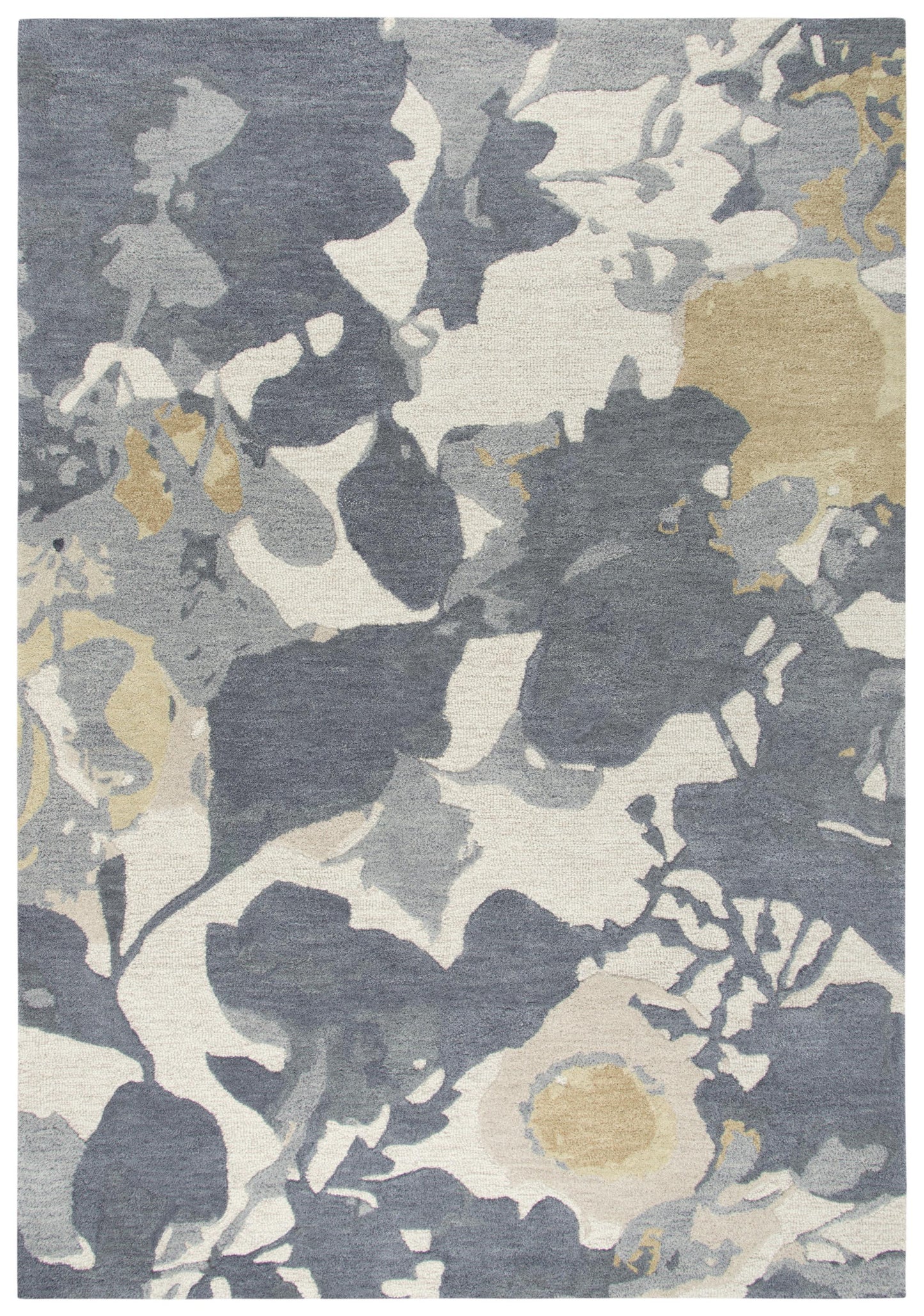 Connie Post  CNP106 Gray/Beige Hand-Tufted Rug - Rizzy