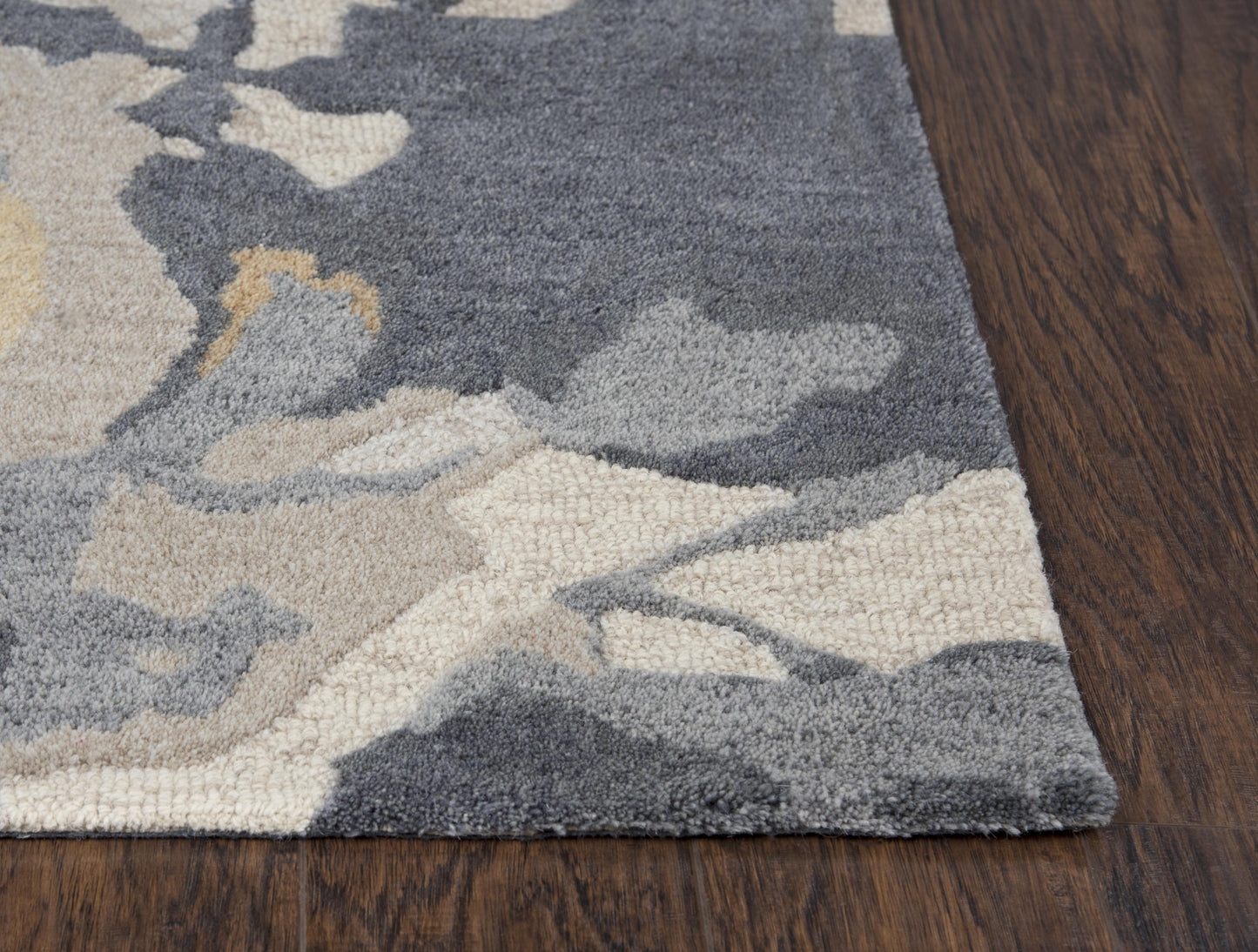 Connie Post  CNP106 Gray/Beige Hand-Tufted Rug - Rizzy