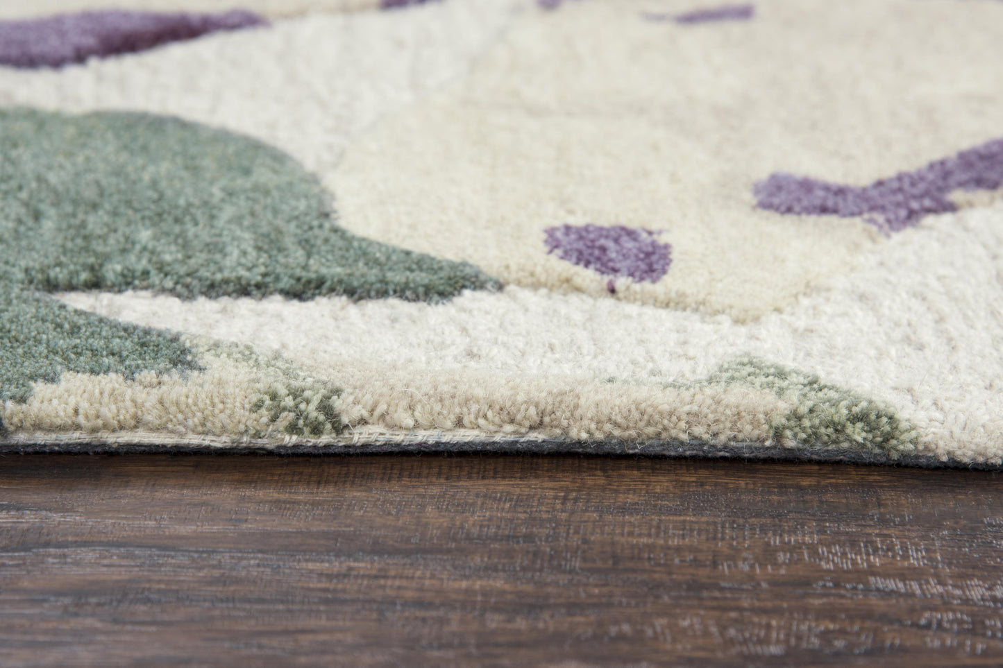 Connie Post  CNP112 Beige/Charcoal Hand Tufted Rug - Rizzy