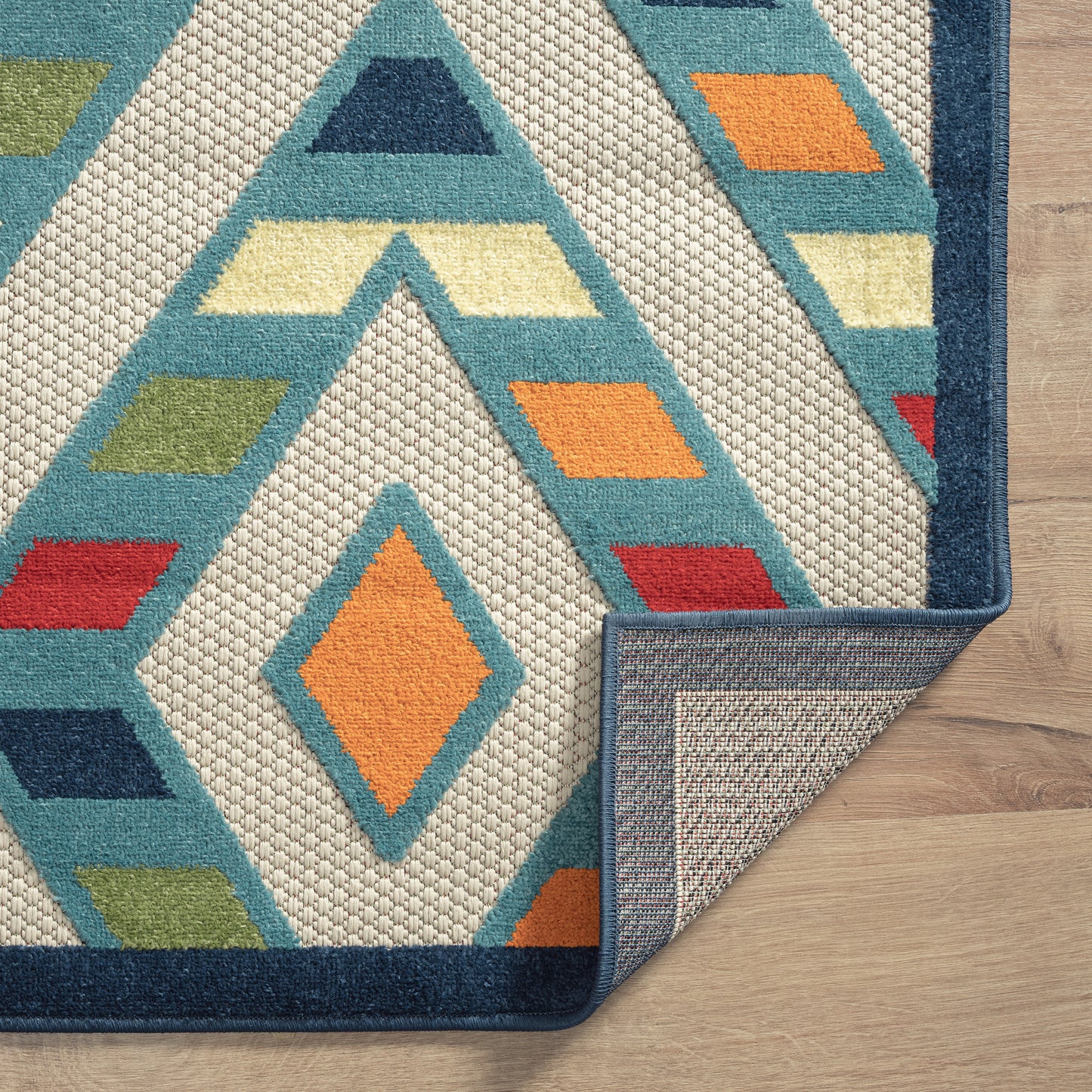 COPAC-81818 Transitional/Casual Machine Made Multi Polypropylene Indoor/Outdoor Area Rugs - LR Home