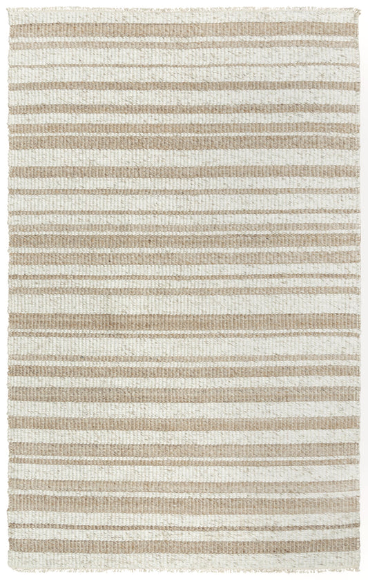 Capri CPI106 Ivory/Beige Hand Woven Rug - Rizzy