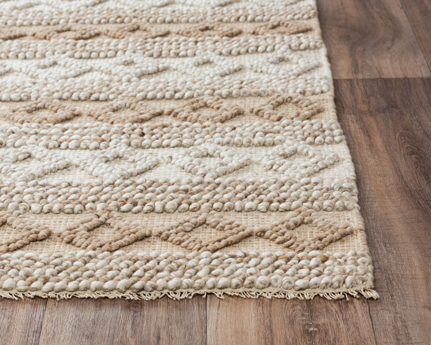 Capri CPI108 Beige Hand-Woven Rug - Rizzy