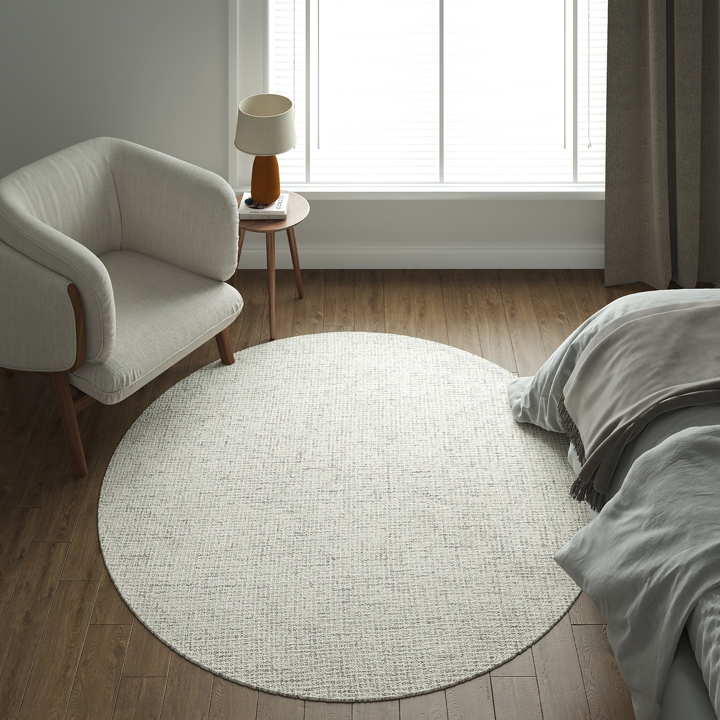 Criss Cross-82200 Contemporary Hand-Tufted Rust/Beige Cotton Indoor Area Rug - LR Home