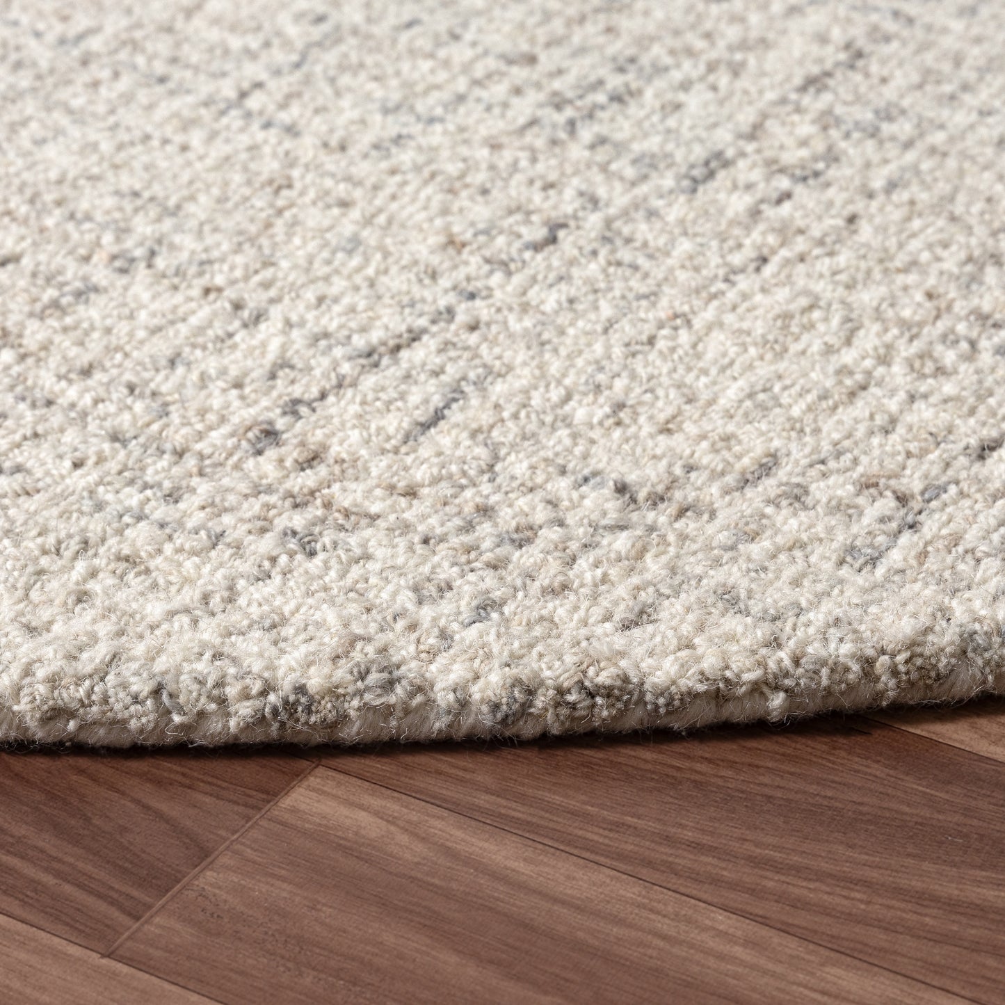 Criss Cross-82200 Contemporary Hand-Tufted Rust/Beige Cotton Indoor Area Rug - LR Home